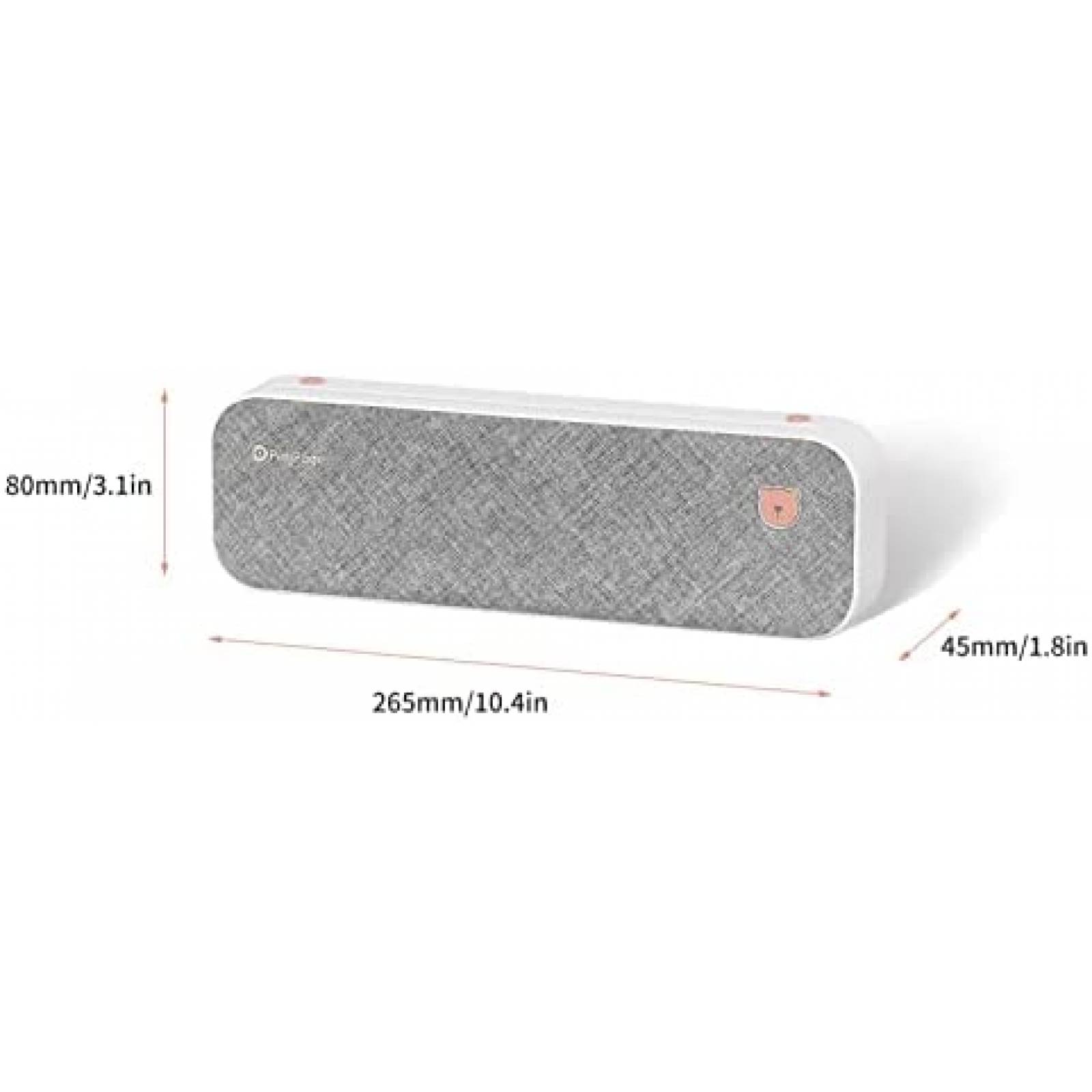 Impresora Termica PeriPage Portatil Bluetooth Papel A4 -Gris