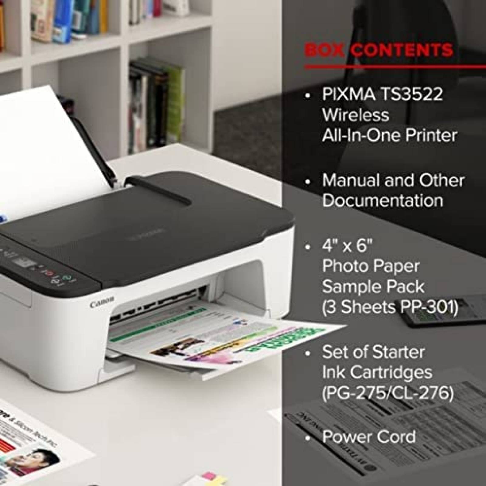 Impresora Multifuncional Canon PIXMA TS3522 Tinta Color