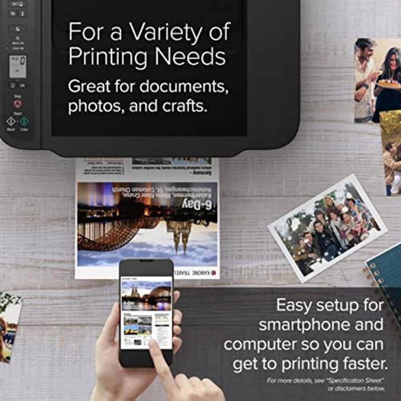 Impresora Multifuncional Canon PIXMA TS3522 Tinta Color