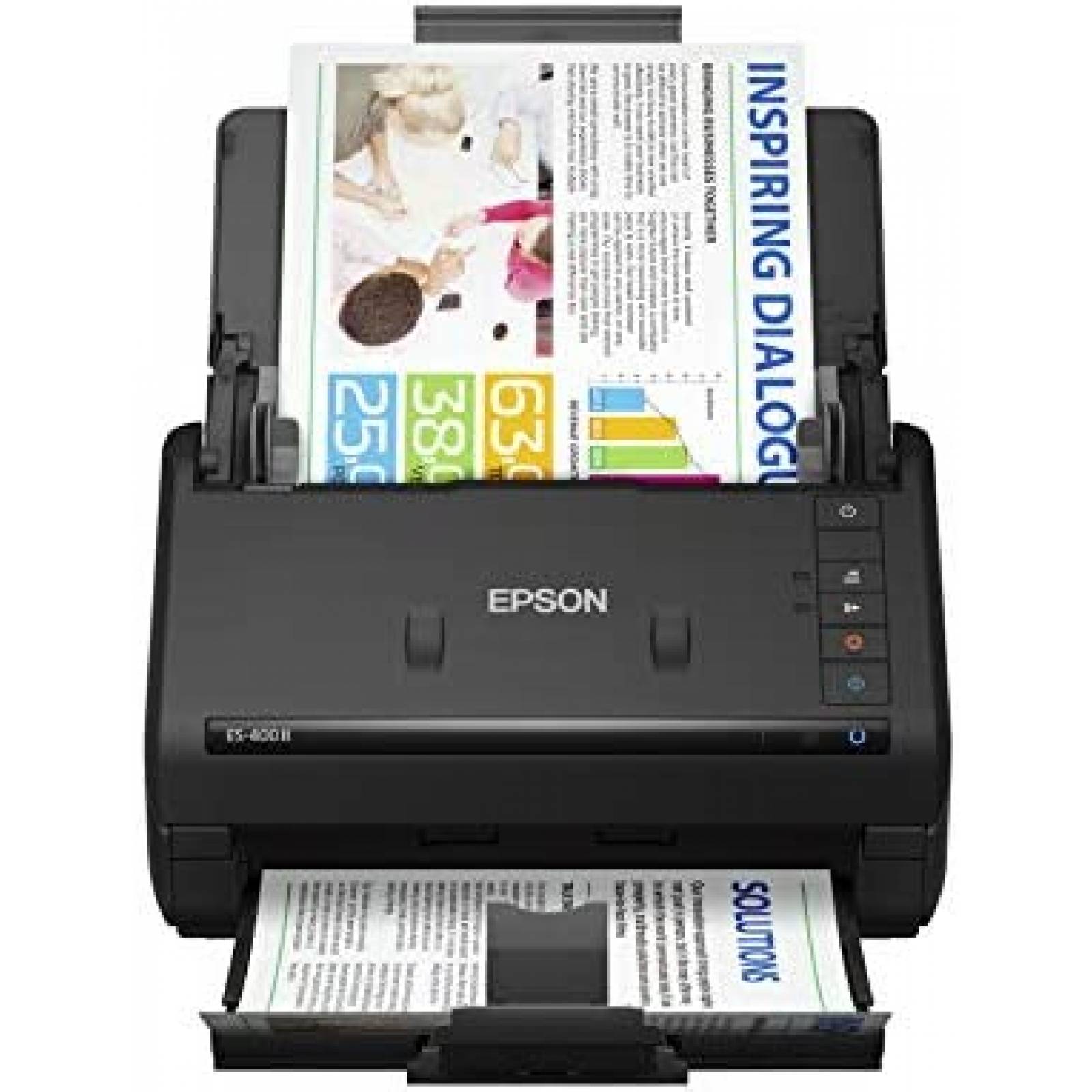 Escaner de Documentos Epson Workforce ES-400 II ADF -Negro