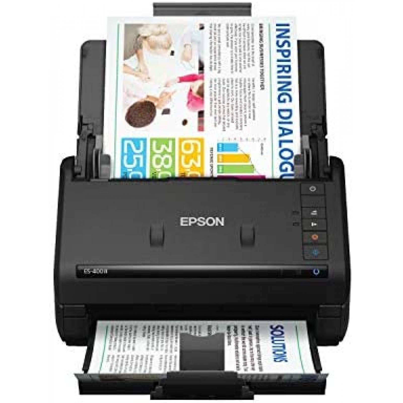 Escaner de Documentos Epson Workforce ES-400 II ADF -Negro