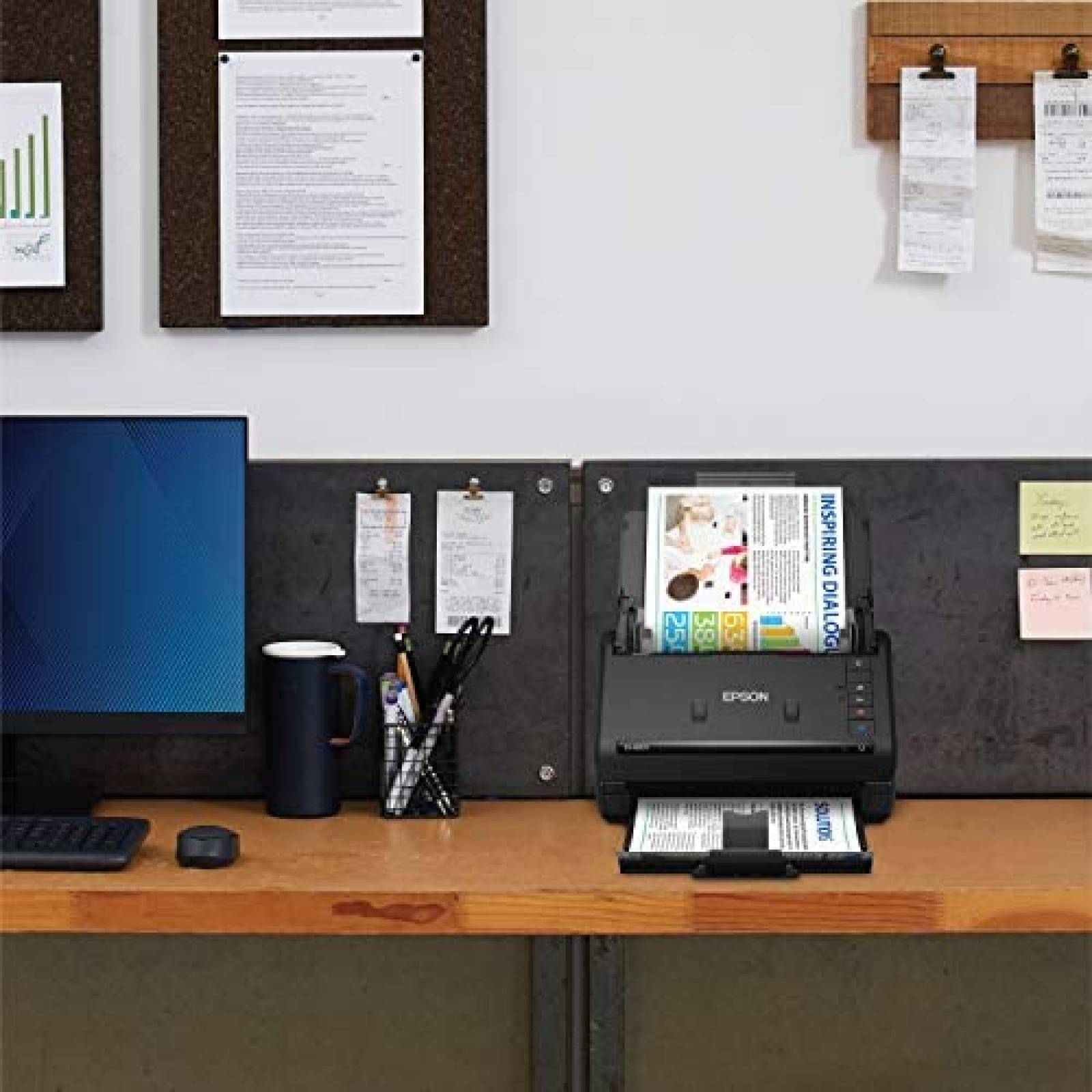 Escaner de Documentos Epson Workforce ES-400 II ADF -Negro