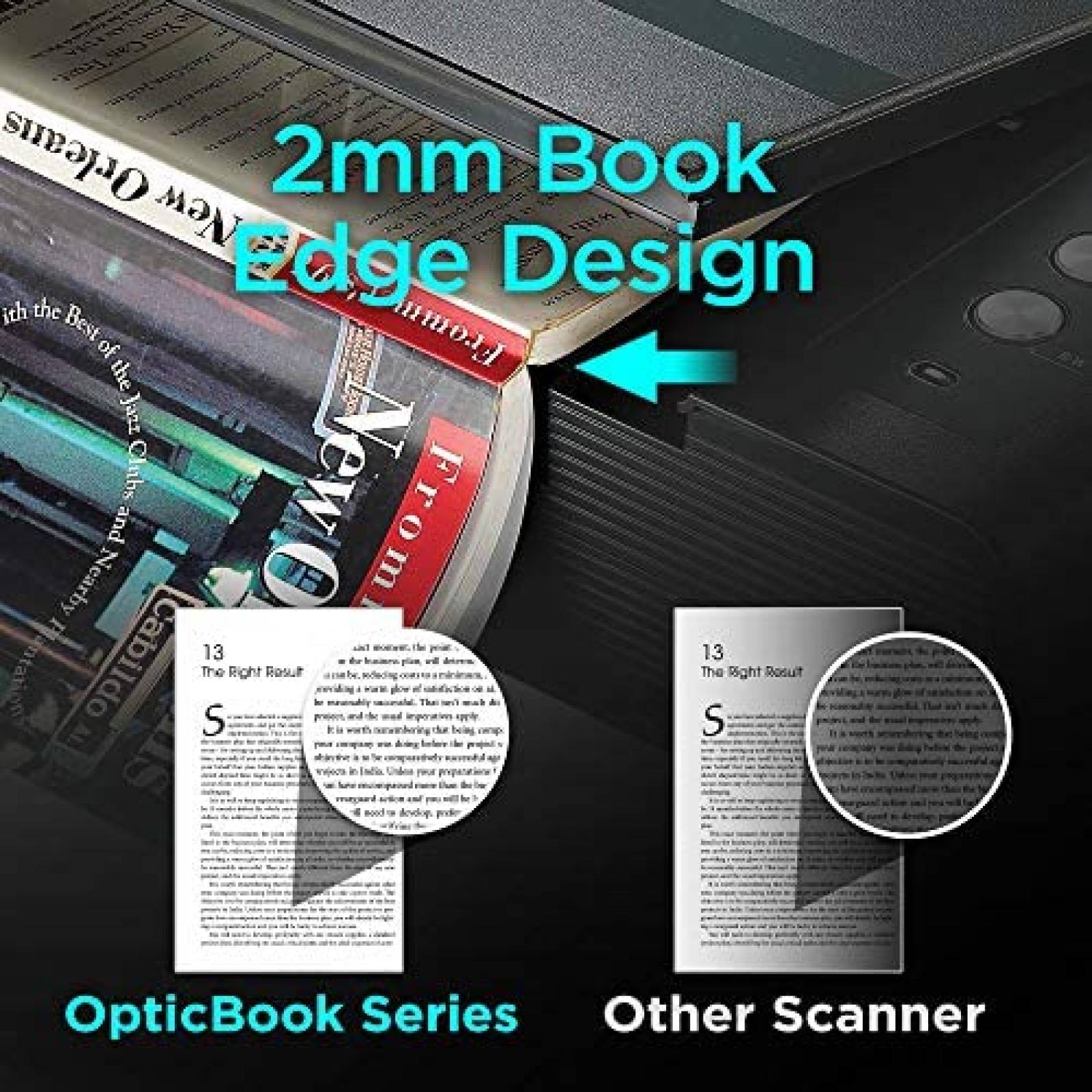 Escaner de Libros plustek OpticBook 4800 Software Intuitivo