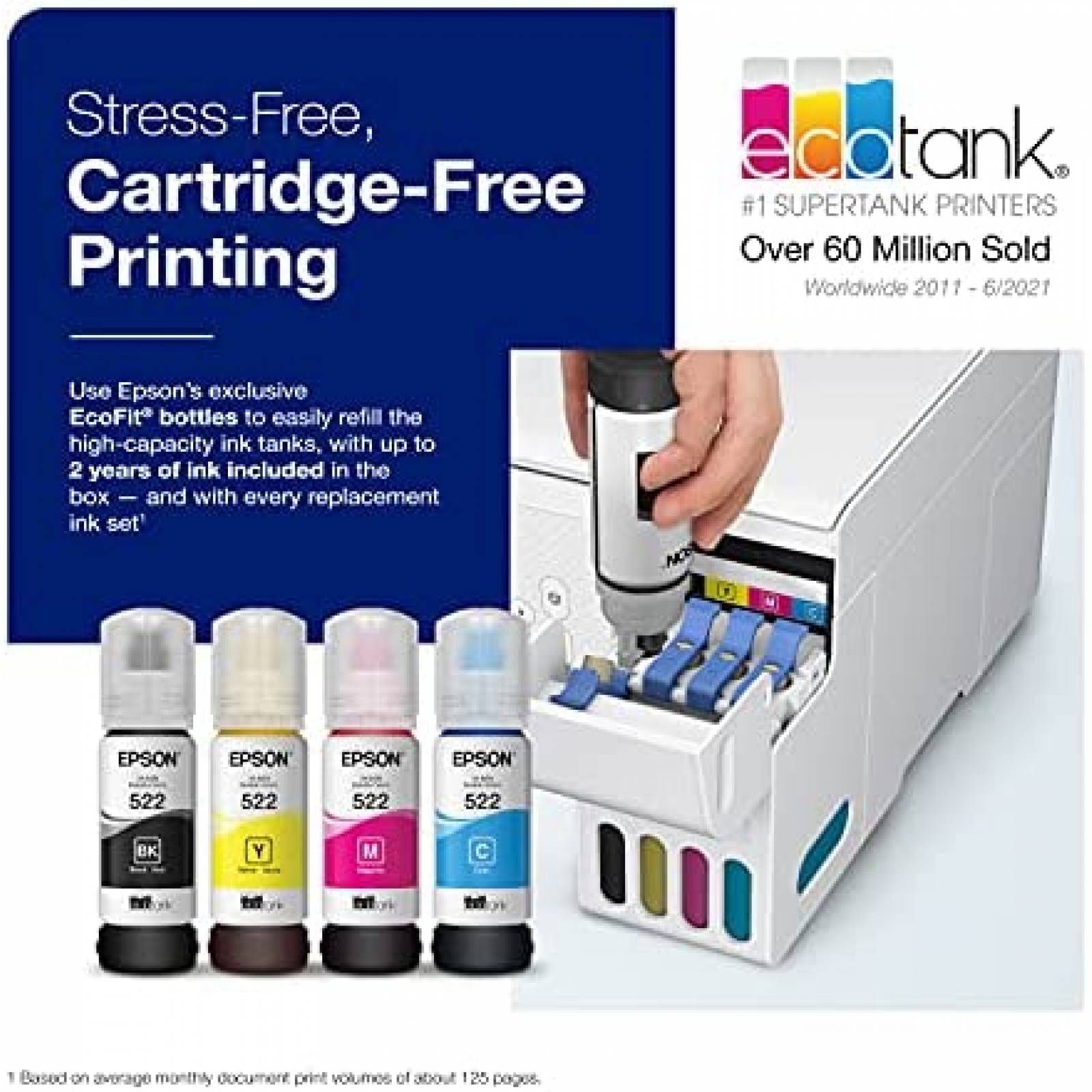 Impresora Multifuncional Epson EcoTank ET-2800 Tinta Color