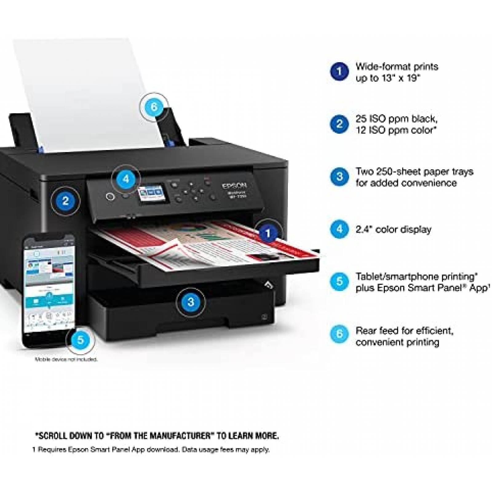 Impresora Multifuncional Epson WorkForce Pro WF-7310 Tinta
