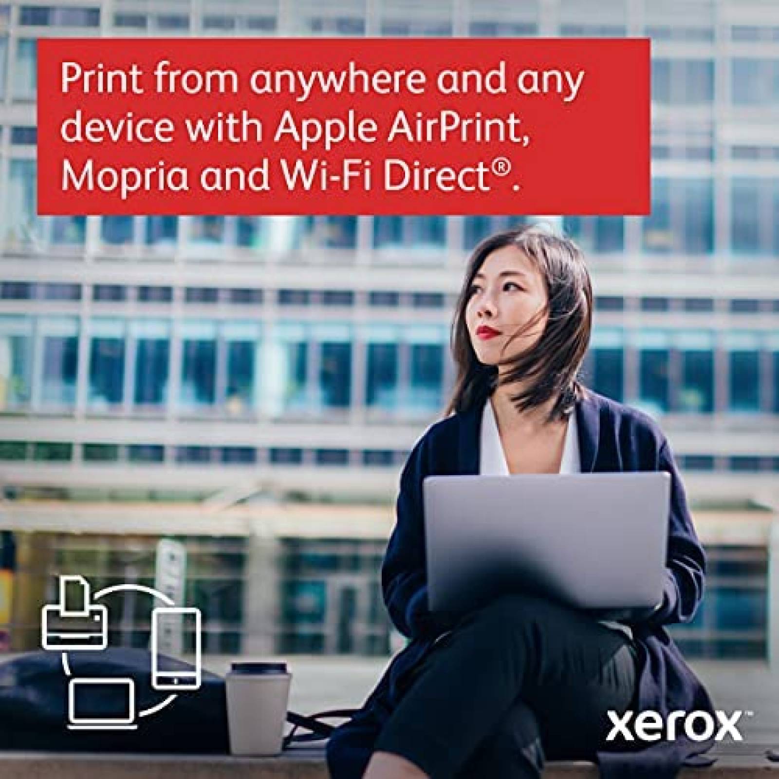 Impresora Multifuncional Xerox B225 Laser Blanco y Negro