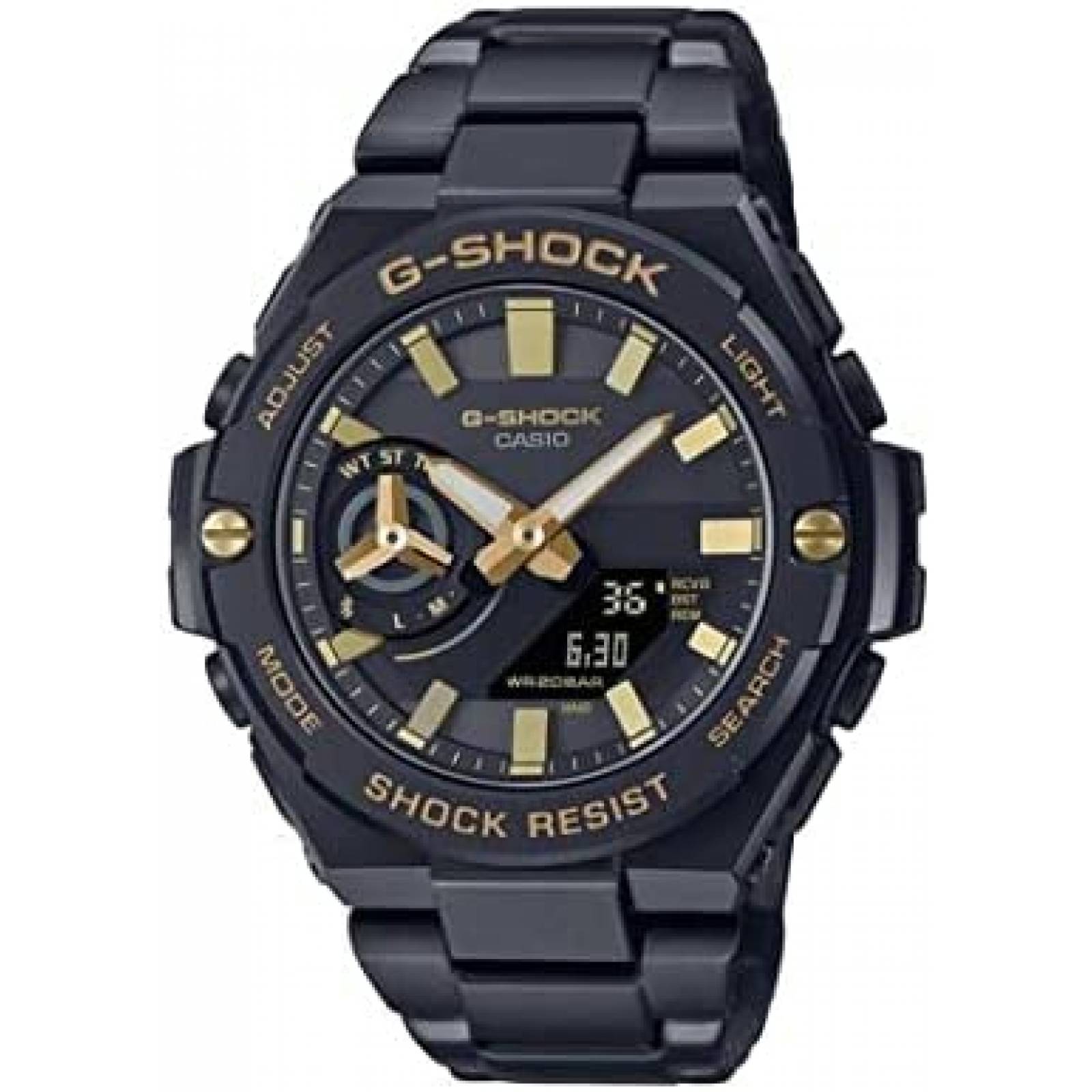 Reloj G-Shock Casio GST-B500 Uso Rudo Mineral Glass -Negro