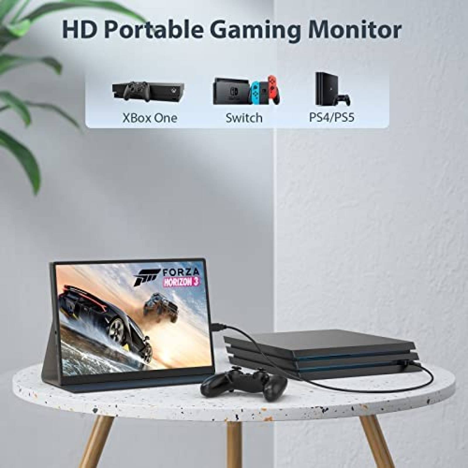 Monitor Portatil Miktver 10.5'' FHD 1920x1280 60Hz -Negro