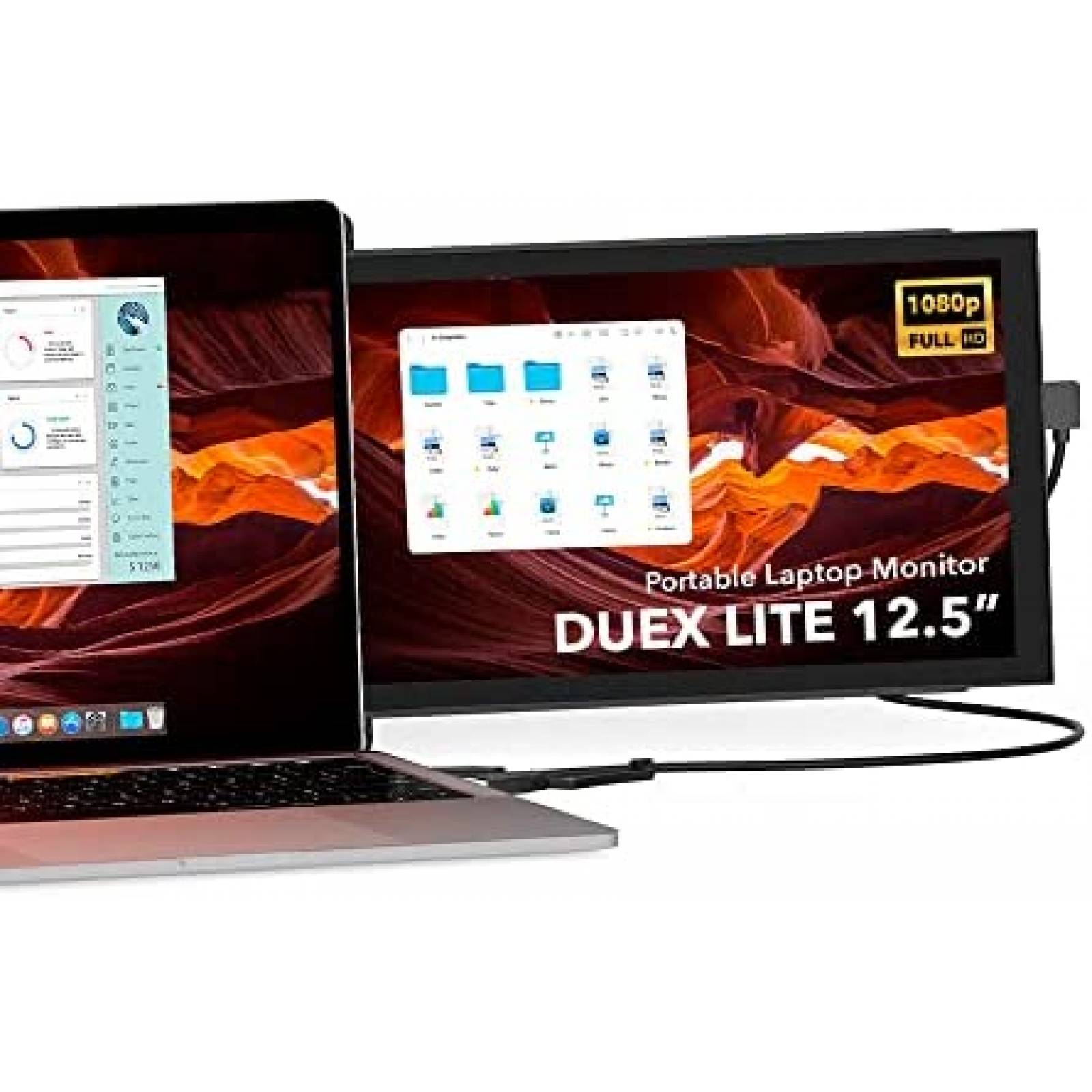 Monitor Para Laptop Duex 12.5'' 60Hz Full HD -Gris