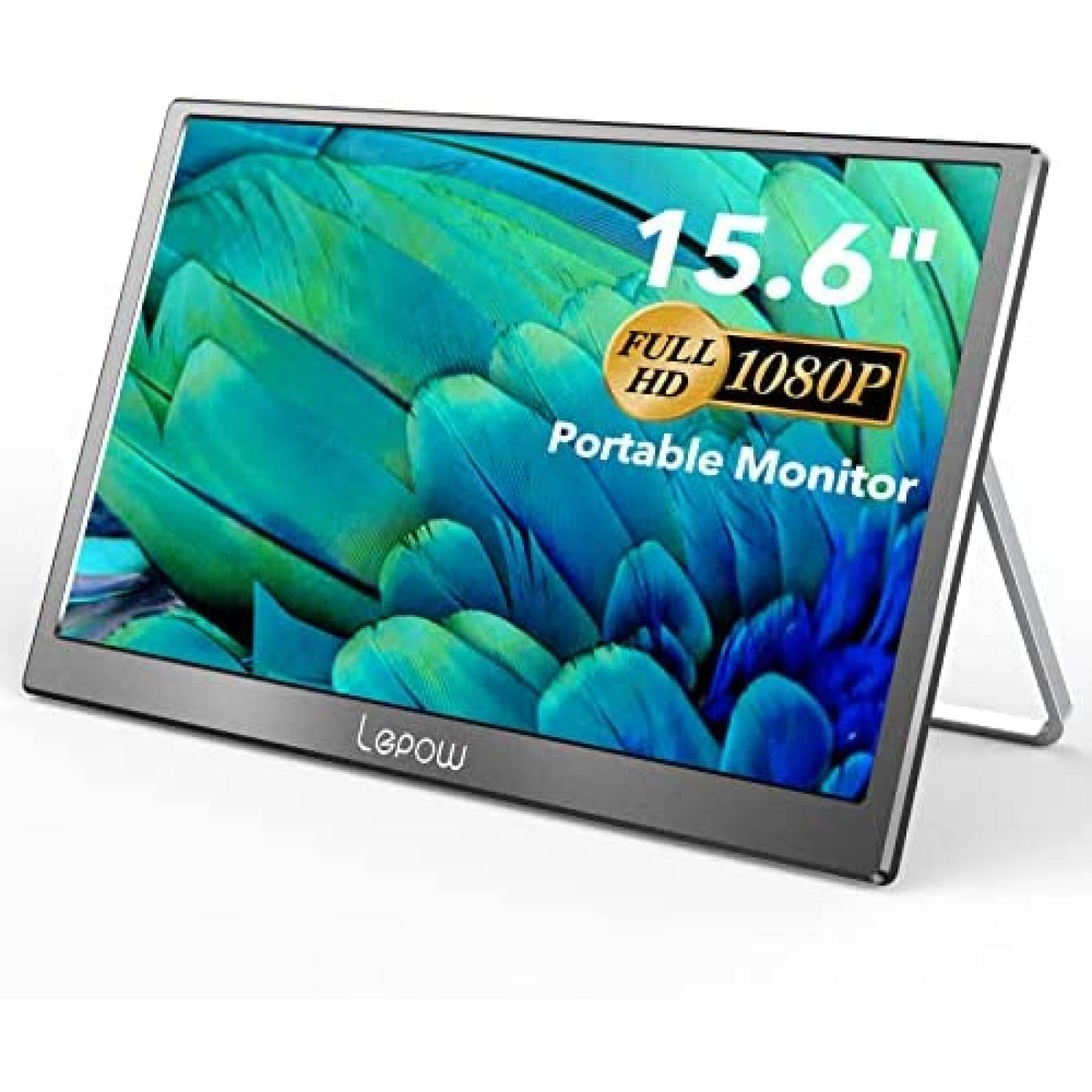Monitor Portatil Lepow 15.6'' FHD 1080P HDMI 60Hz -Gris