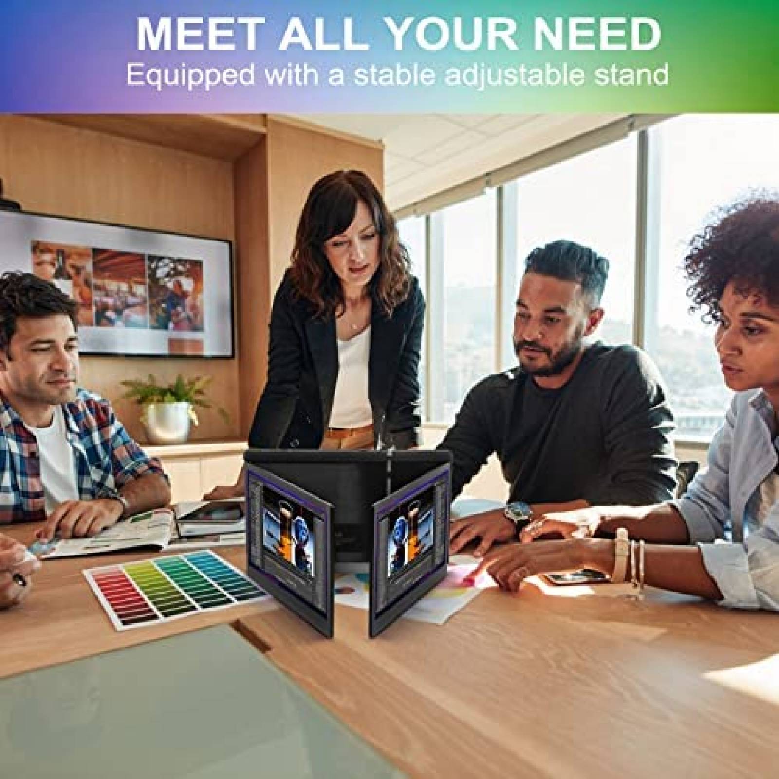 Monitor Para Laptop Taotuo 13.4'' Full HD IPS -Negro
