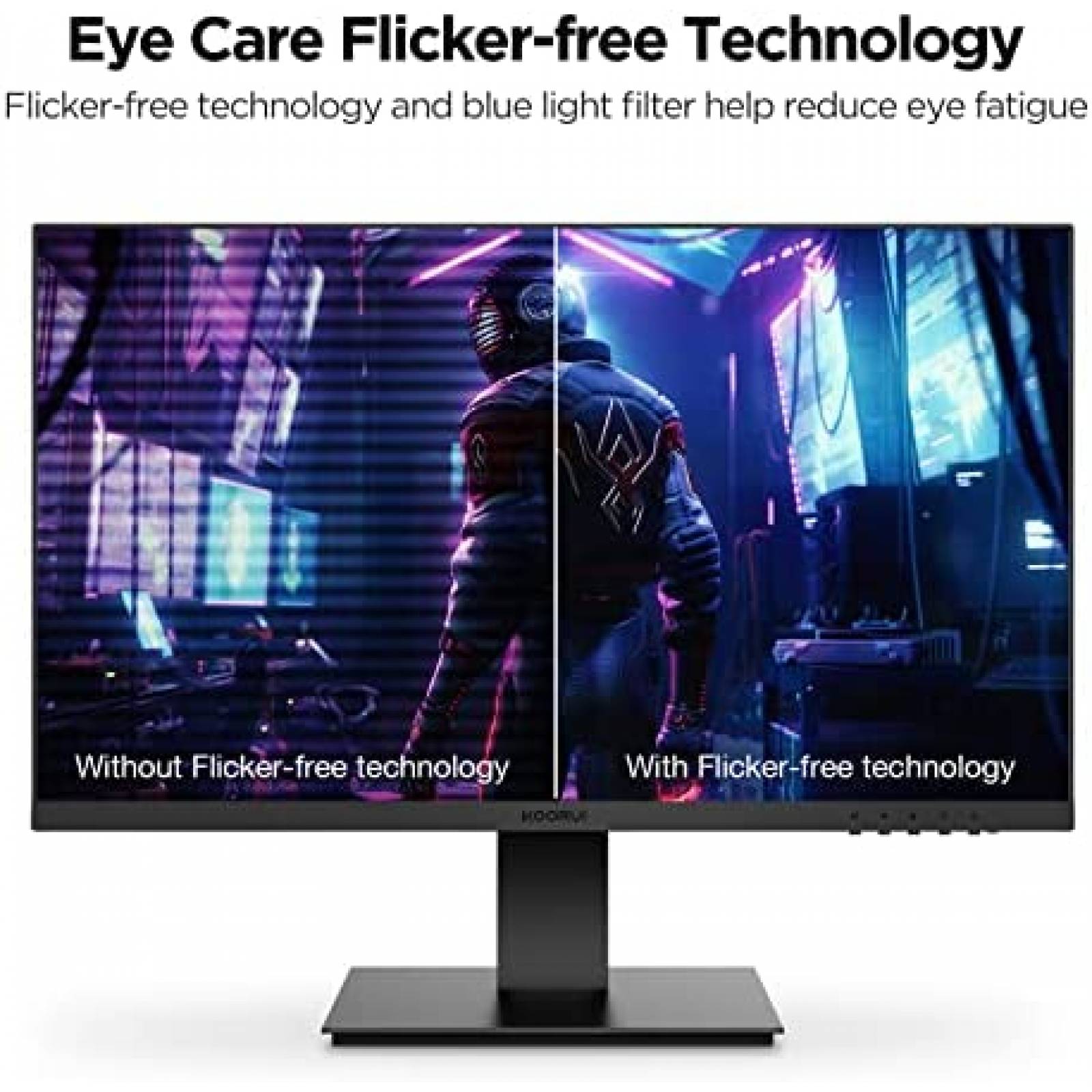 Monitor KOORUI 27'' FHD 1920x1080p 75Hz 5ms HDMI -Gris