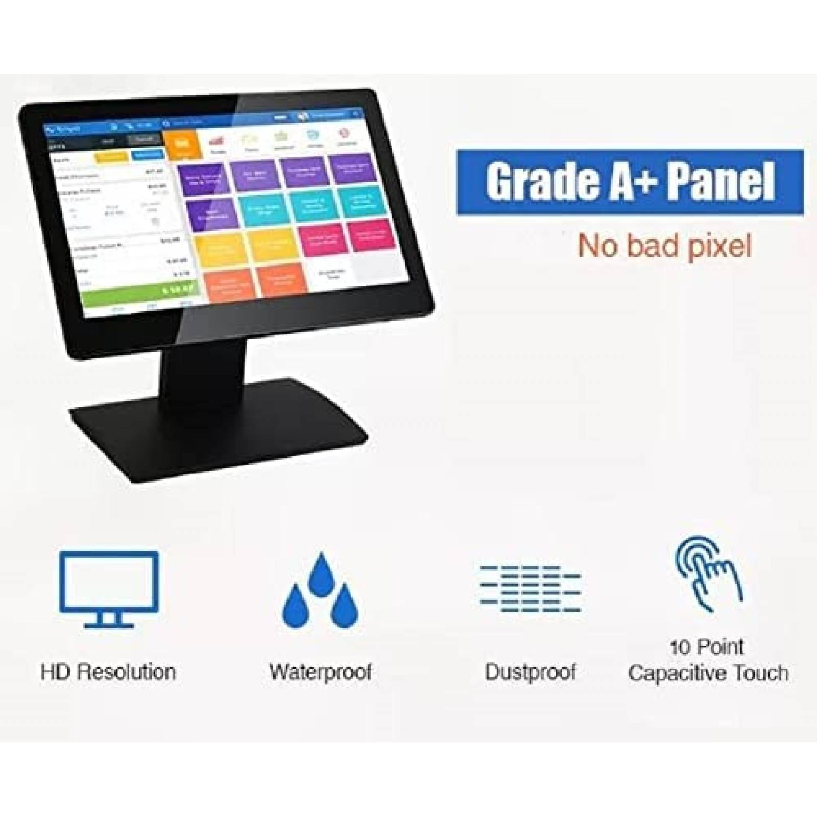 Monitor Tactil ORYX 17" LED USB VGA para Oficina Restaurante