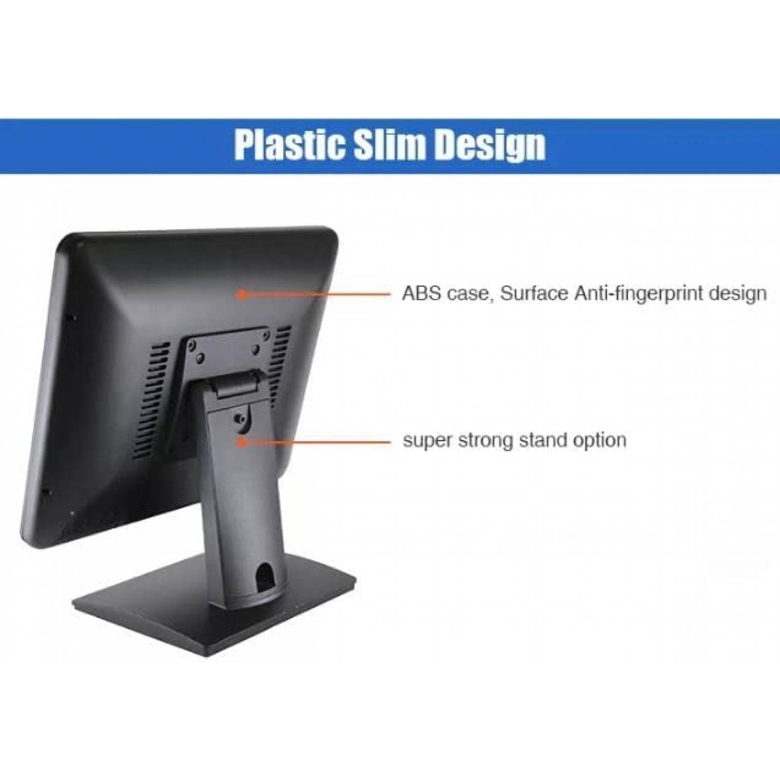 Monitor Tactil ORYX 17" LED USB VGA para Oficina Restaurante