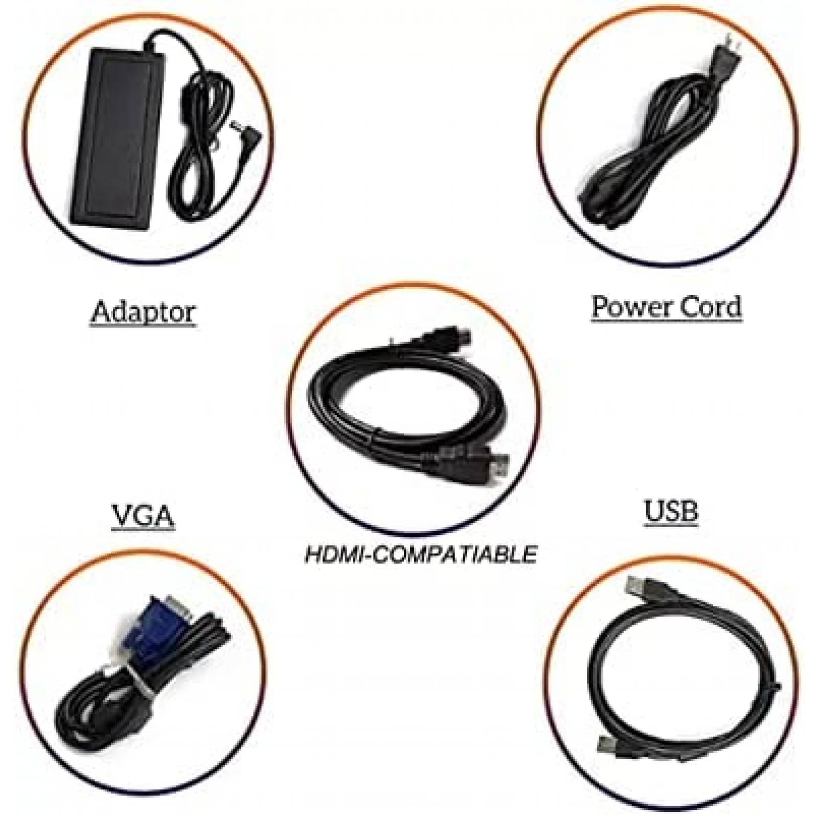 Monitor Tactil ORYX 17" LED USB VGA para Oficina Restaurante