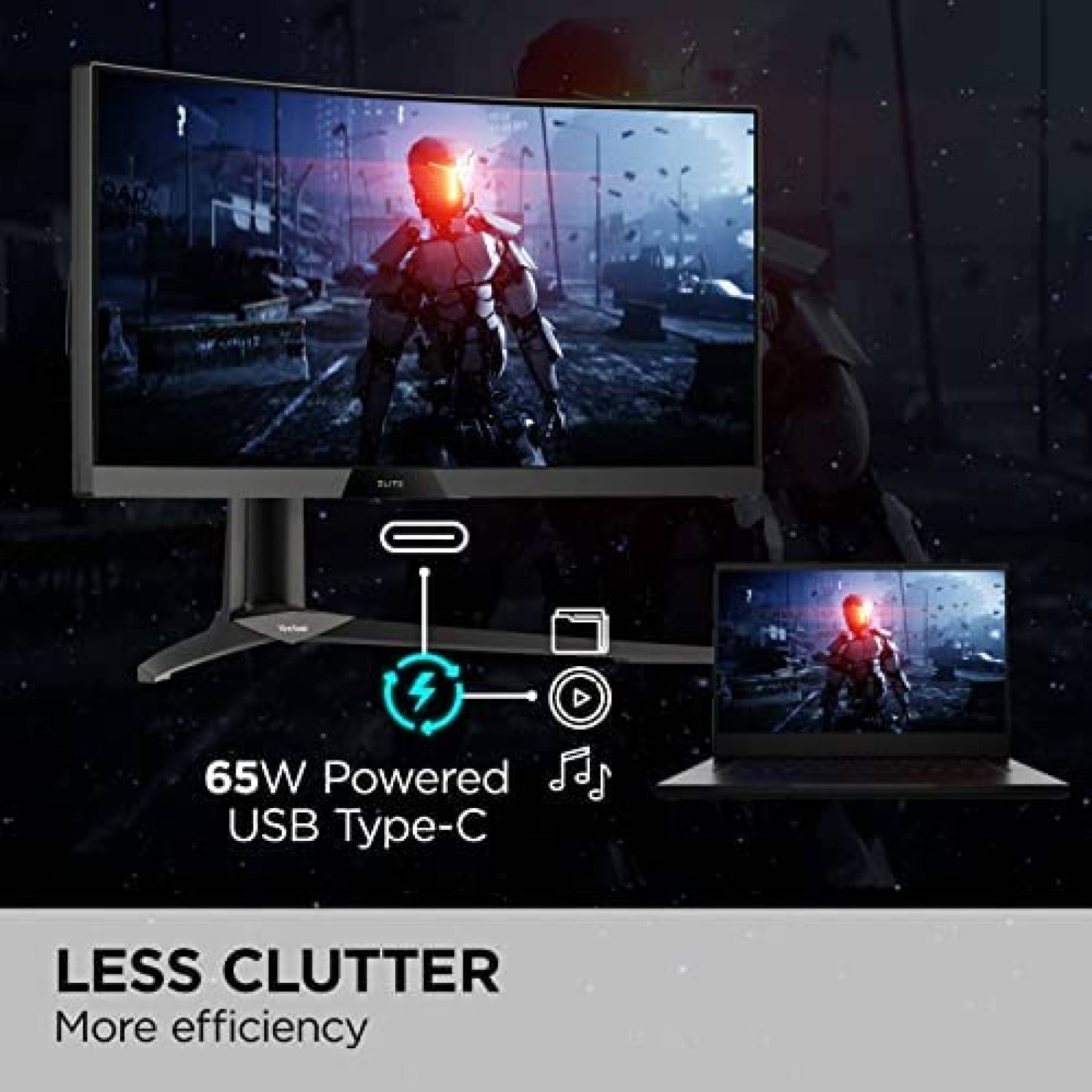 Monitor Curvo ViewSonic XG340C-2K 34" 1440p QHD 180Hz -Negro