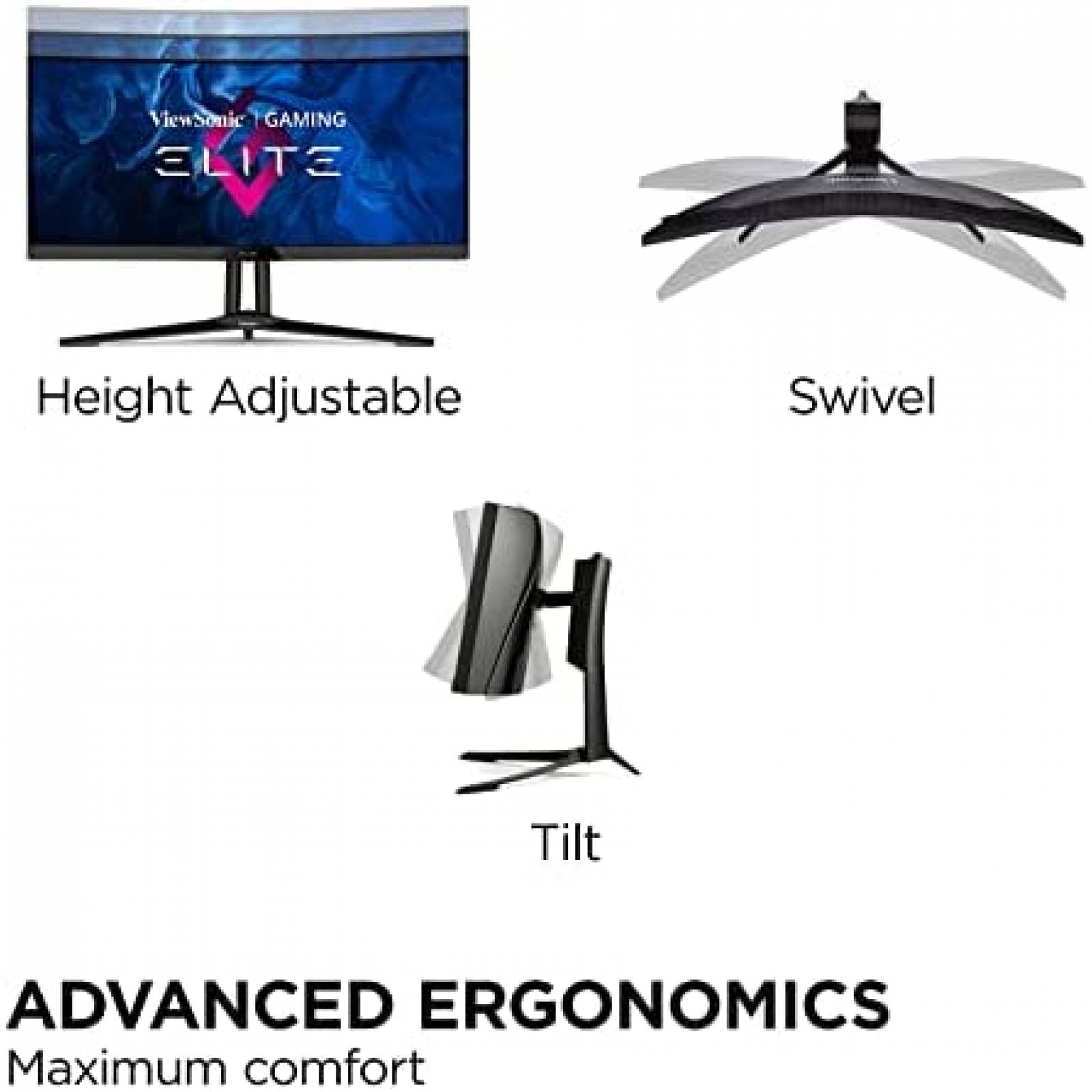 Monitor Curvo ViewSonic XG340C-2K 34" 1440p QHD 180Hz -Negro