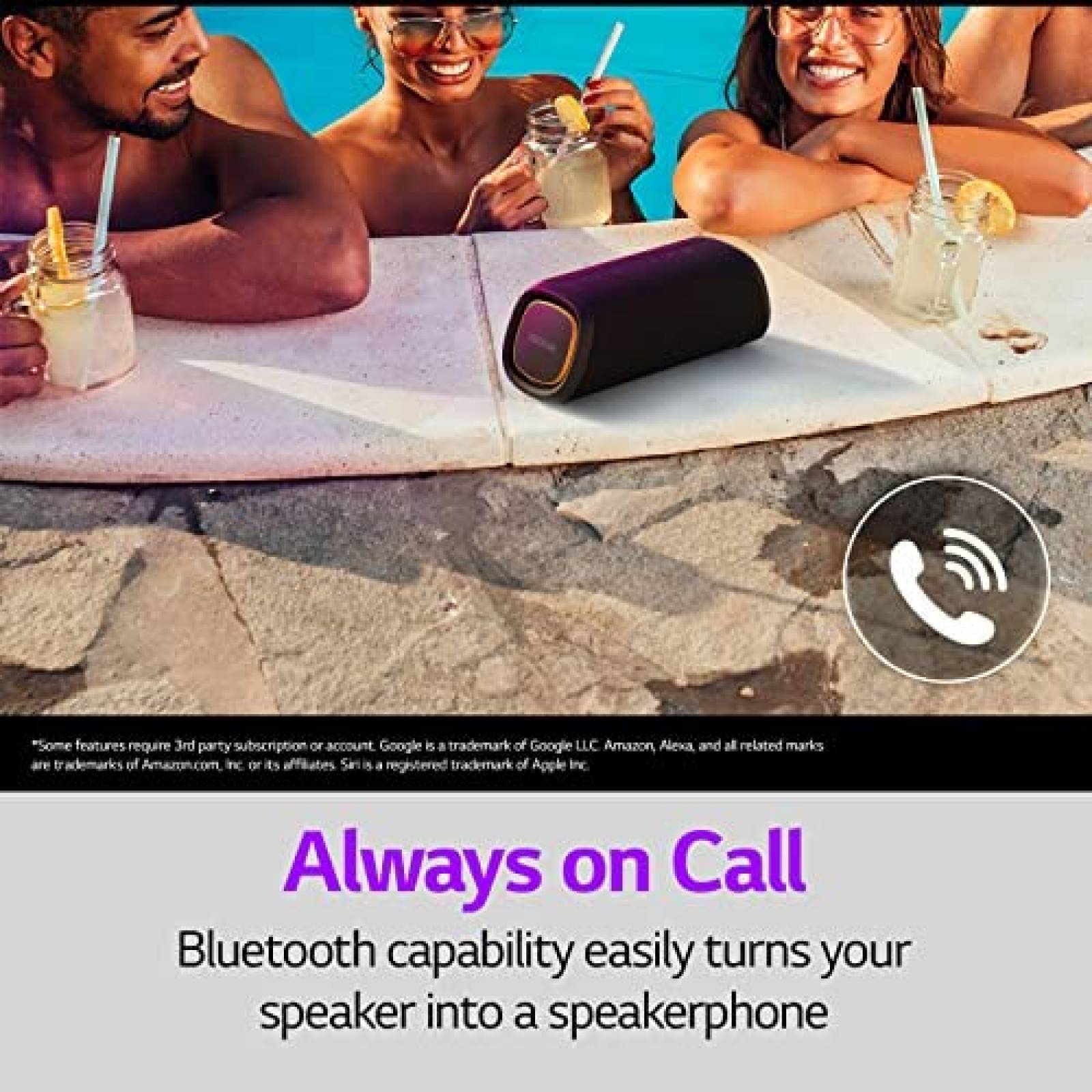 Bocina Bluetooth LG XBOOM Go Luz Led Resistente IP67 18H -N