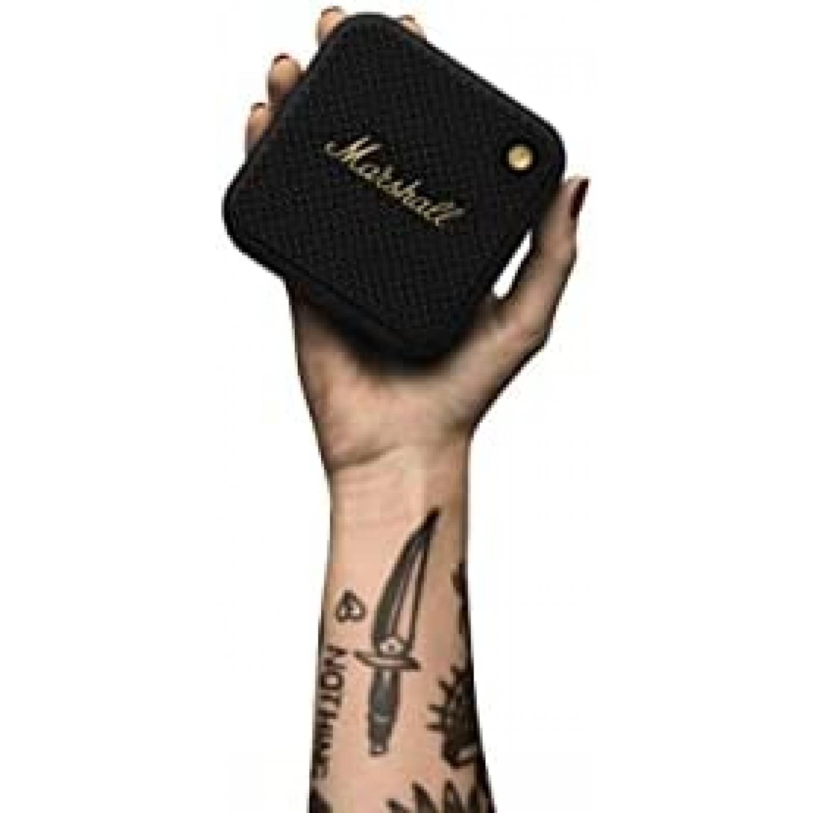 Bocina Bluetooth Marshall Willen Mini Portatil -Negro
