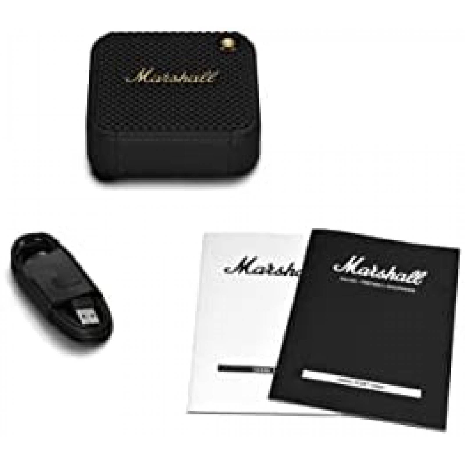 Bocina Bluetooth Marshall Willen Mini Portatil -Negro