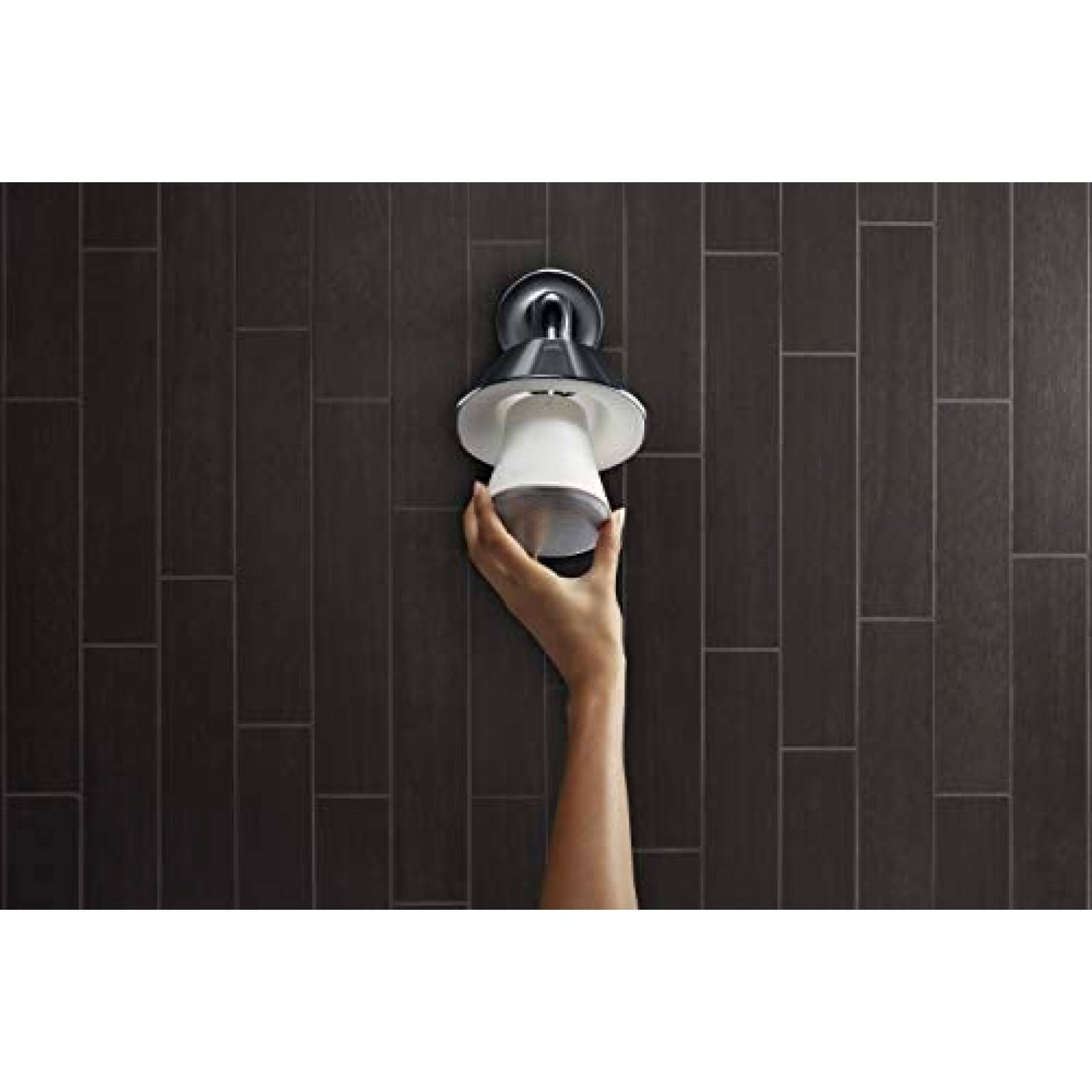 Regadera con Bocina Bluetooth KOHLER Moxie Alexa -Blanco