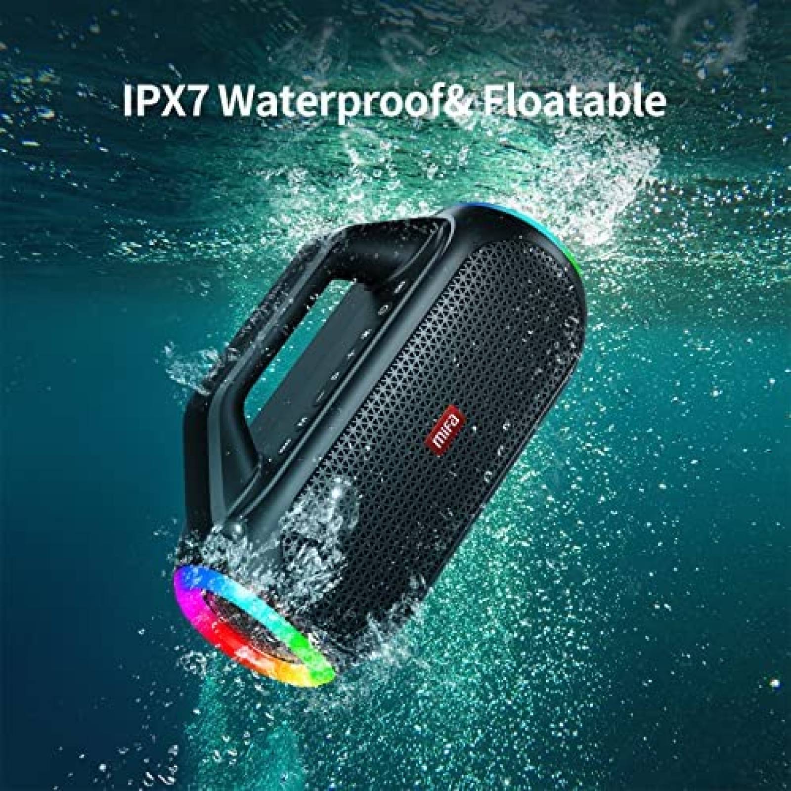 Bocina Bluetooth MIFA WildBox Party Resistente IPX7 24H -Neg