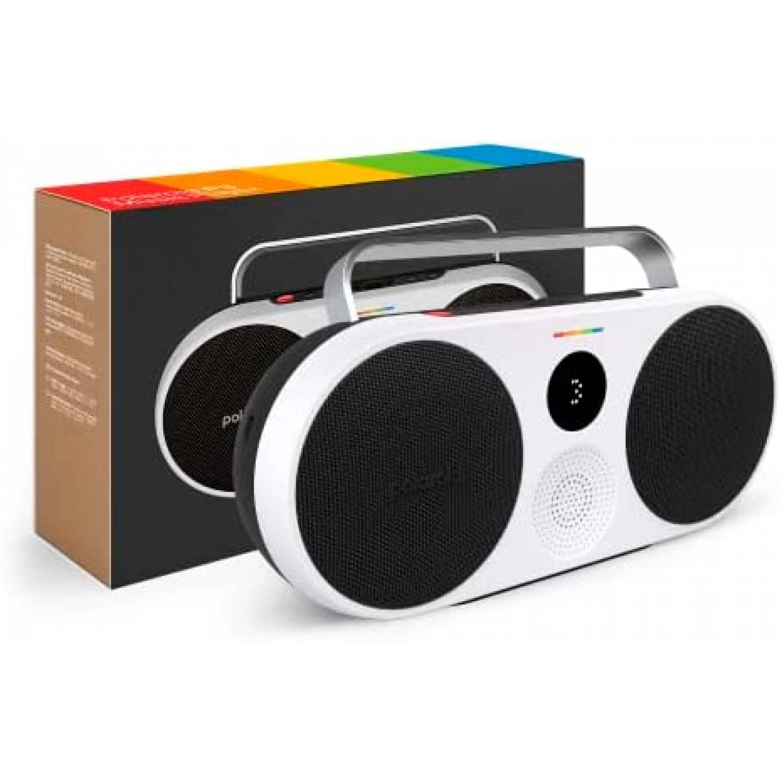 Bocina Bluetooth Polaroid P3 Boombox Retro Futurista -Blanco