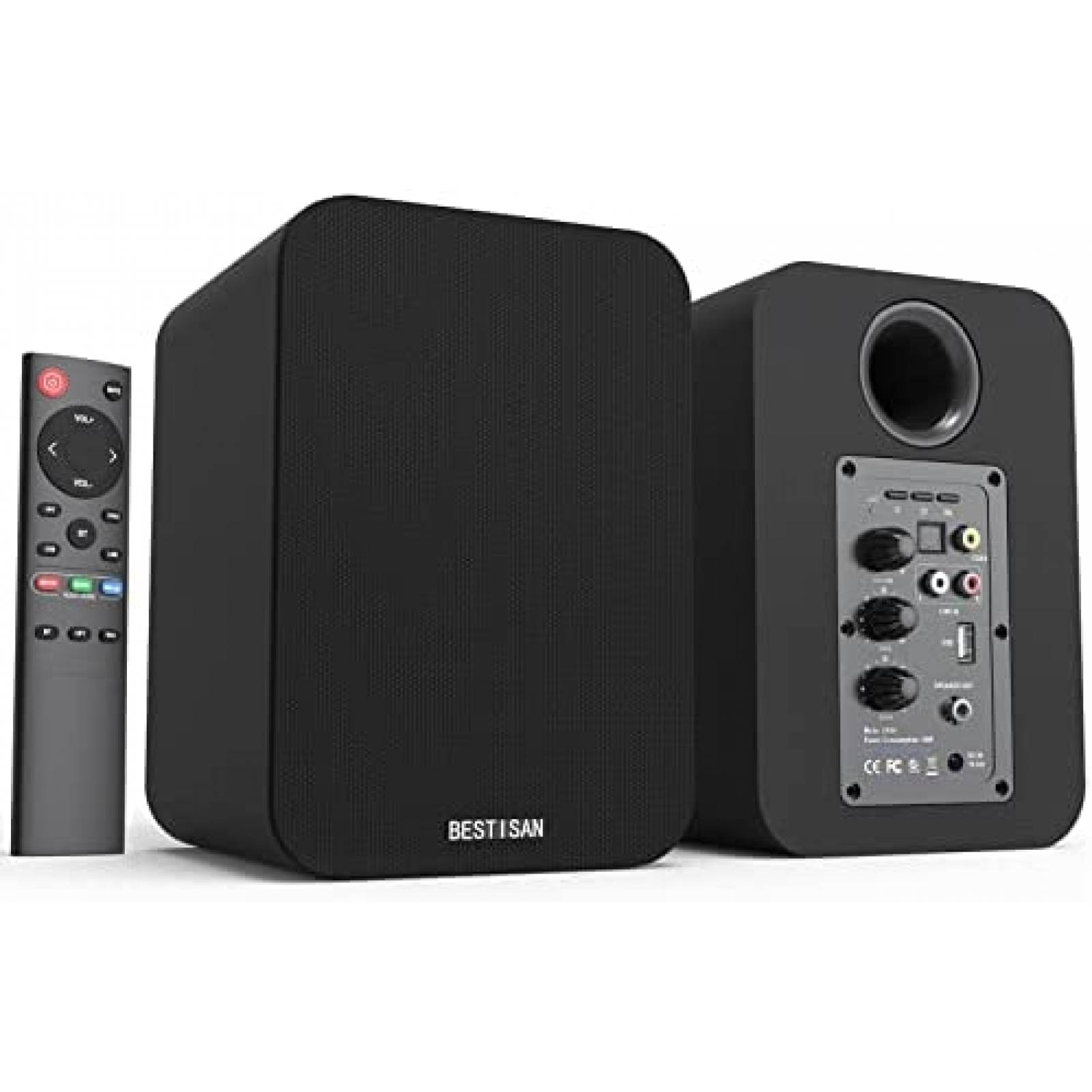 Set de Bocinas para Repisa BESTISAN SR04 RCA Bluetooth USB
