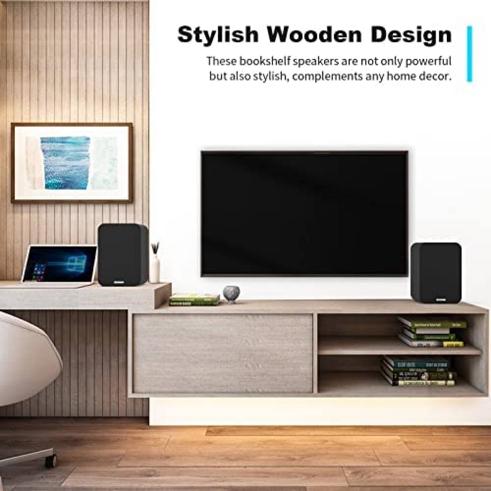 Set de Bocinas para Repisa BESTISAN SR04 RCA Bluetooth USB