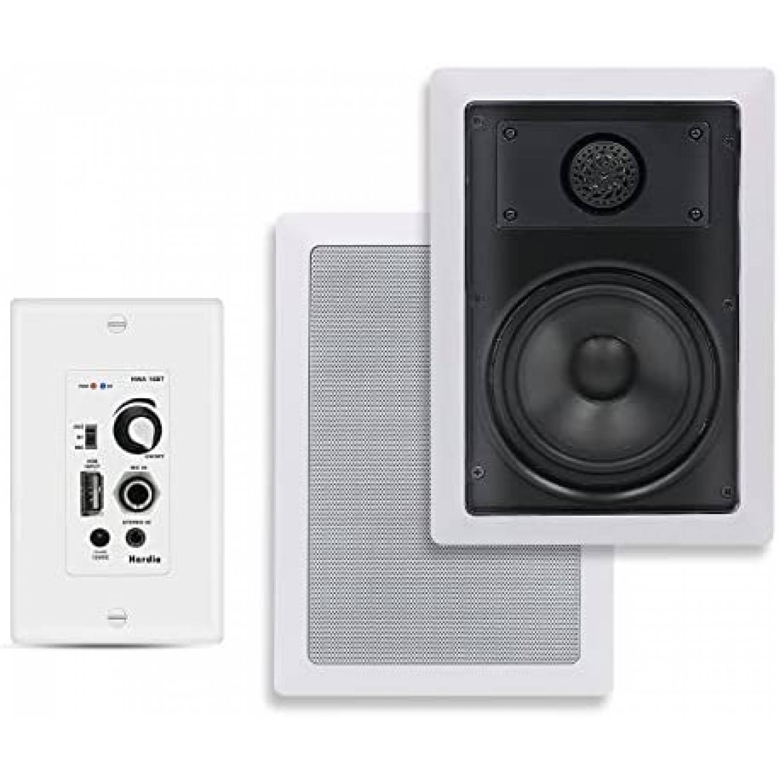 2 Bocinas para Techo Herdio HCS5030 5.25" 600W Bluetooth