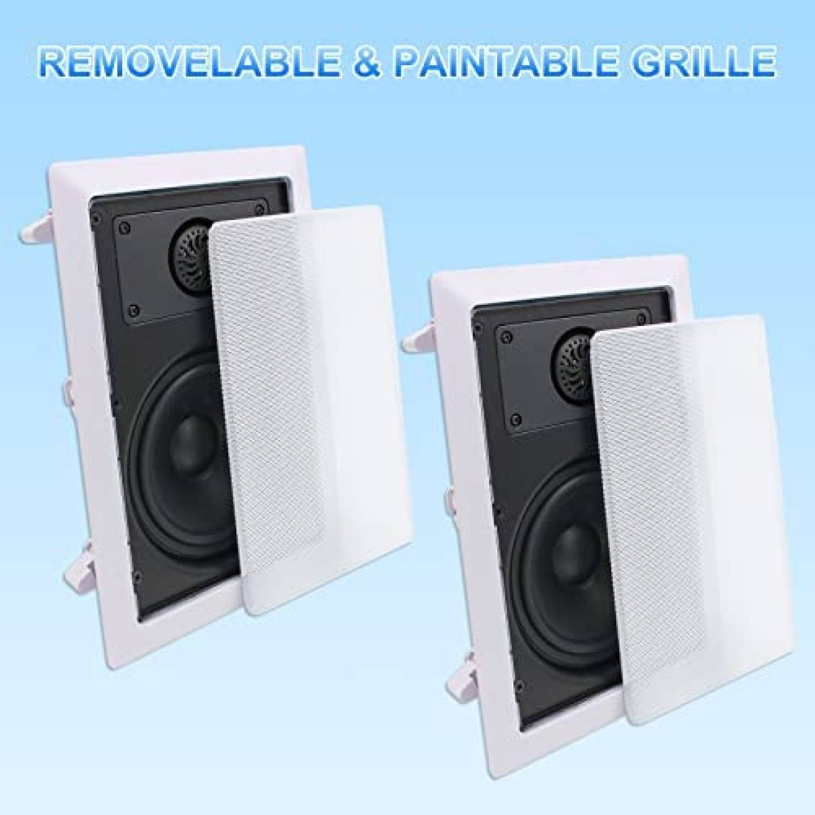 2 Bocinas para Techo Herdio HCS5030 5.25" 600W Bluetooth