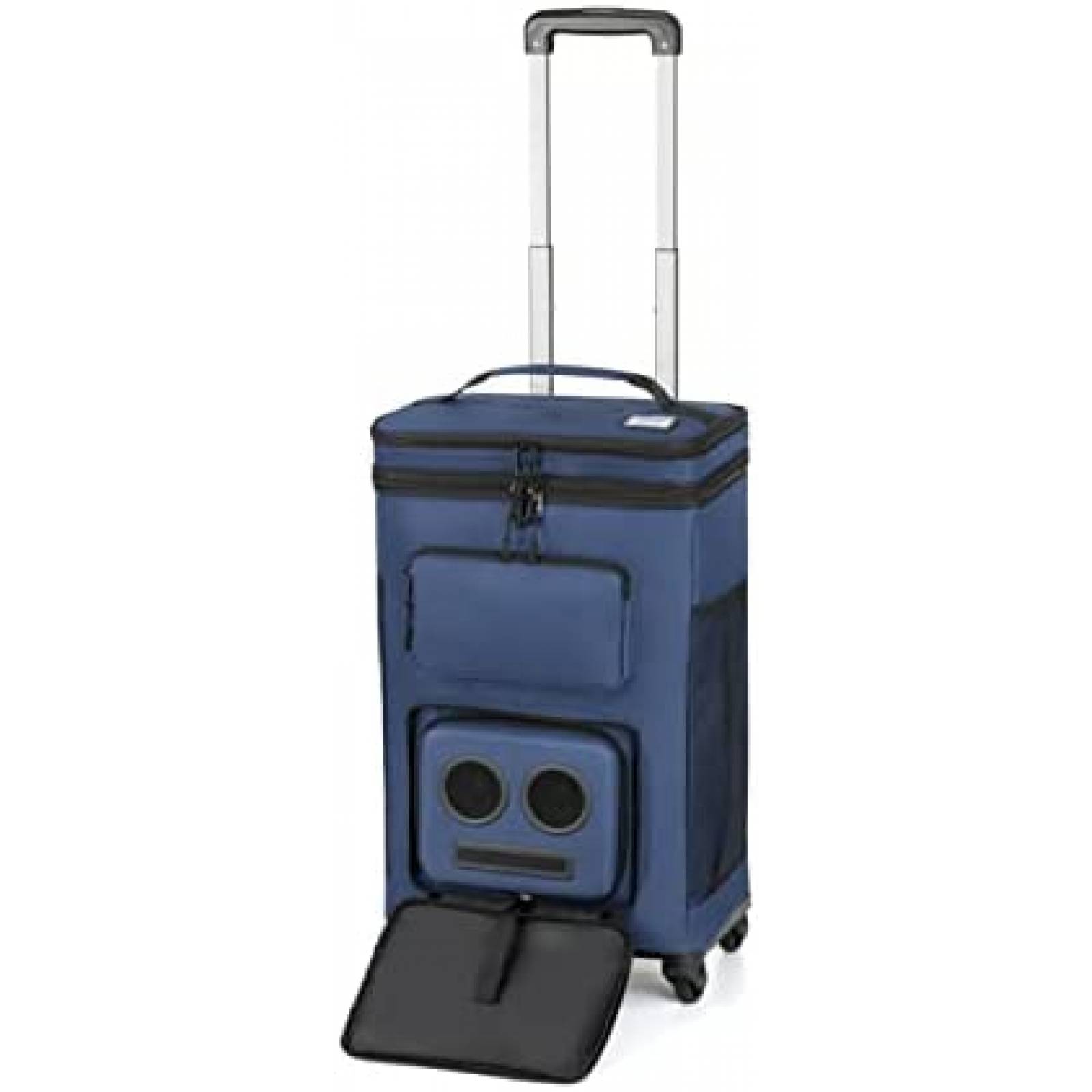 Hielera Super Real con Bocina Portatil Bluetooth USB -Azul