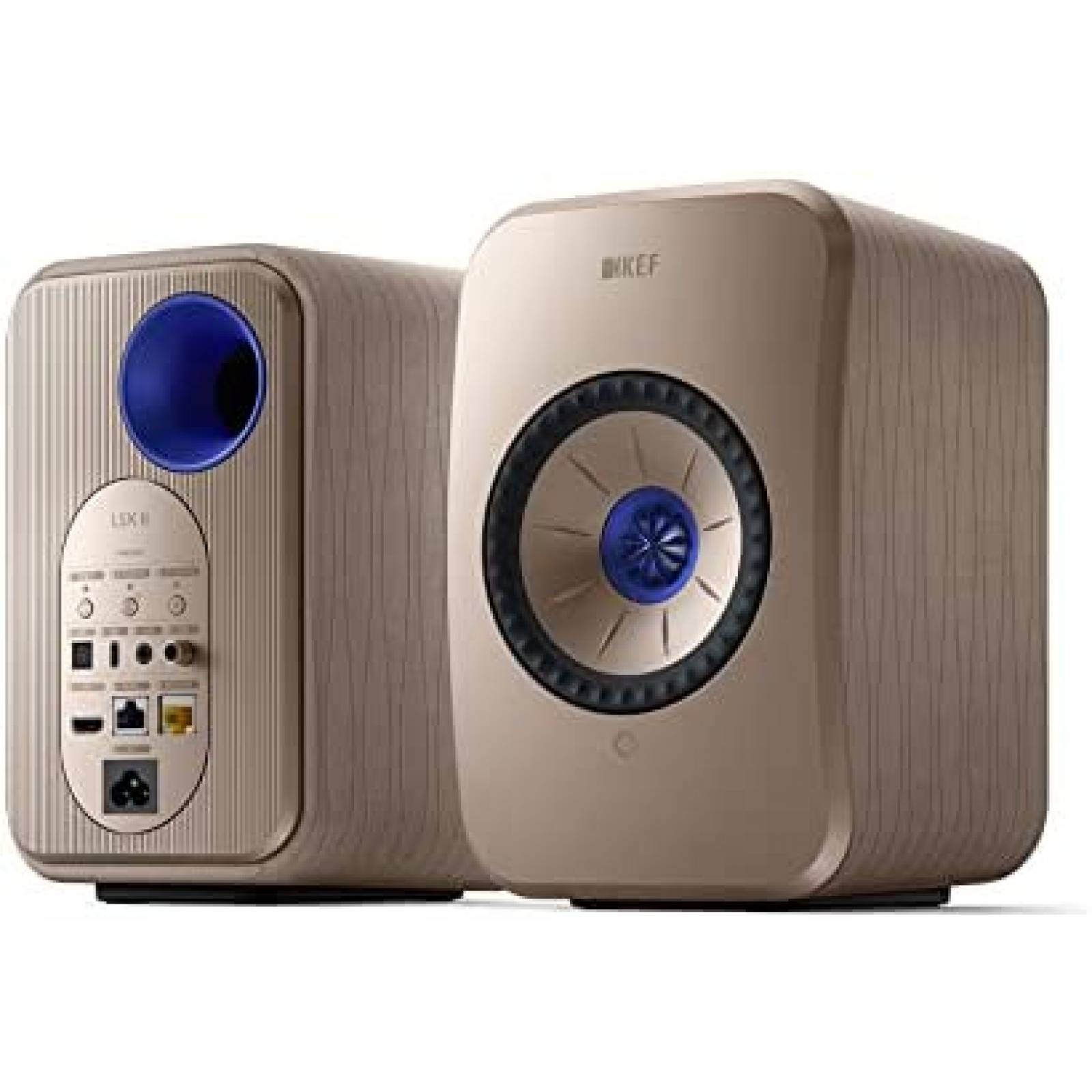 Bocina Inalambrico KEF Transmision de 24 bits/384 kHz -Beige