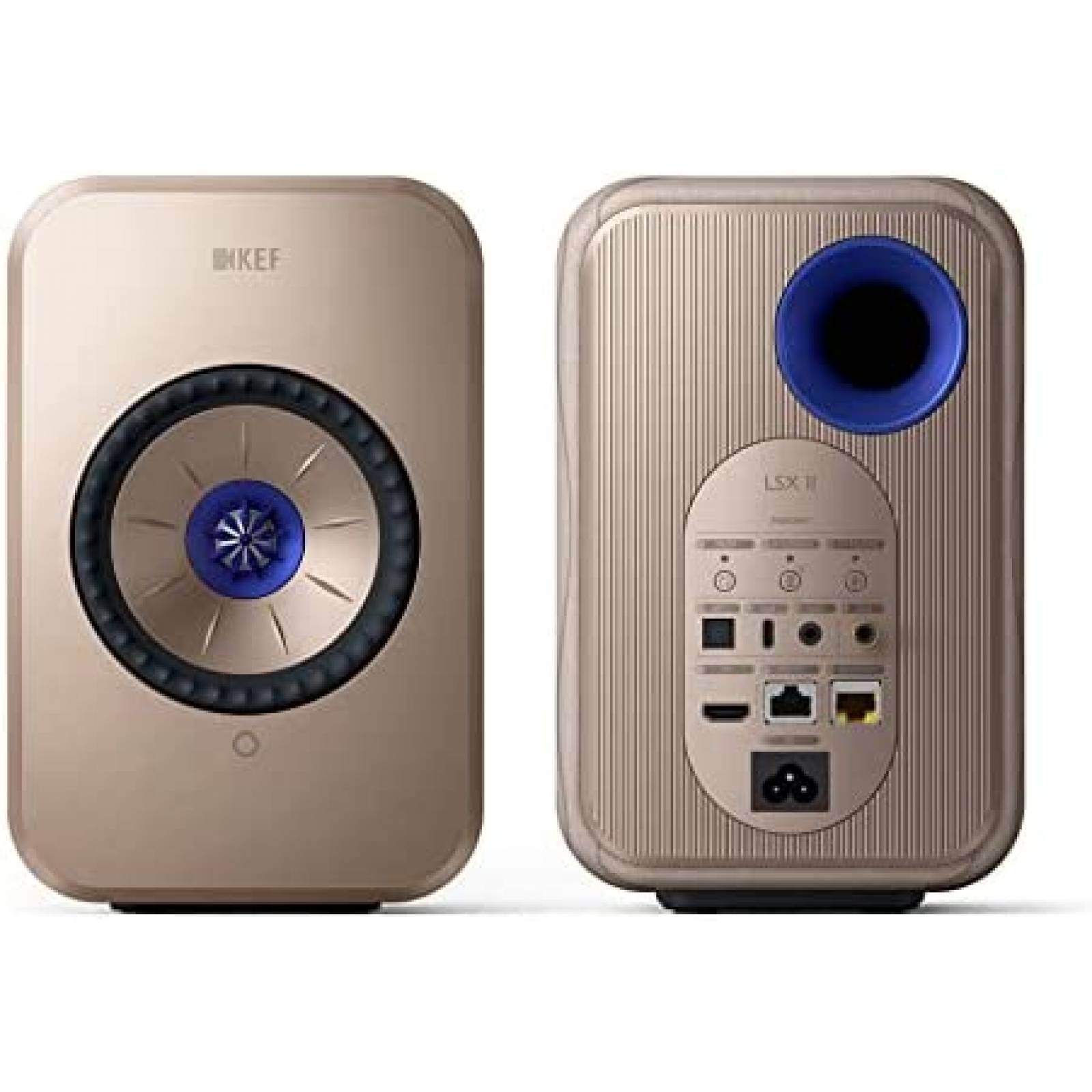 Bocina Inalambrico KEF Transmision de 24 bits/384 kHz -Beige