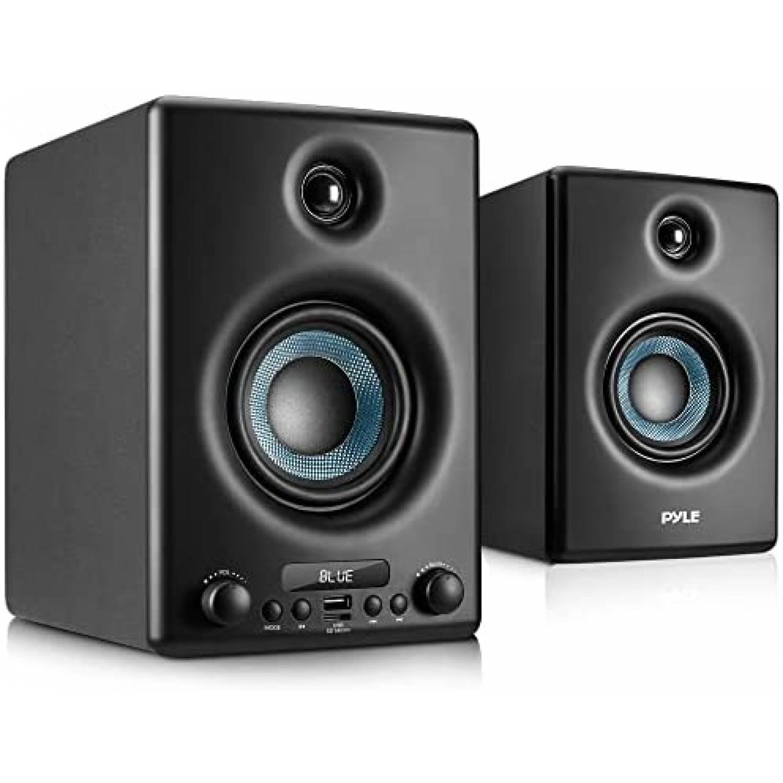 Set de Bocinas para Repisa Pyle PBKSP33BK Bluetooth RCA