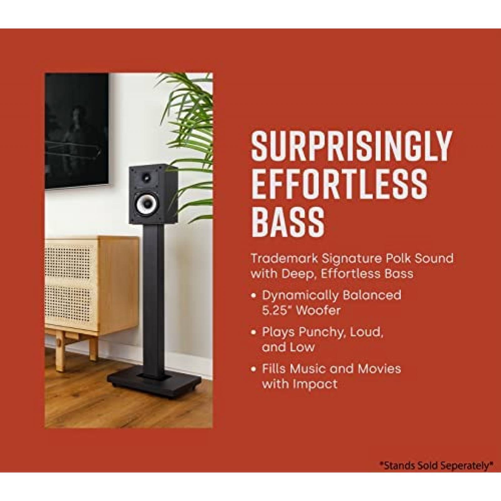 Paquete de Bocinas Polk Audio Atmos Sonido Dinamico -Negro