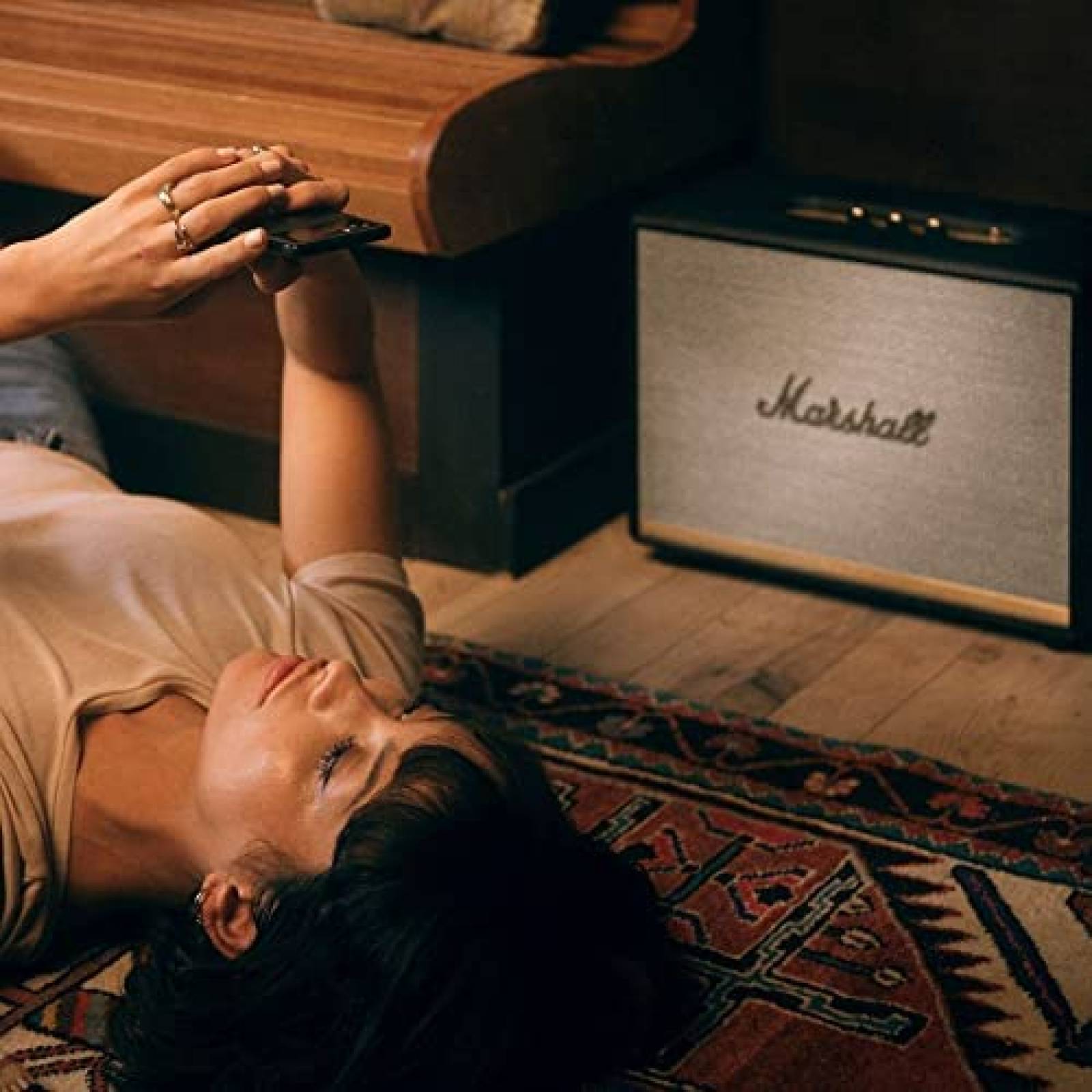 Bocina Bluetooth Marshall Woburn II Altavoz AptX -Negro