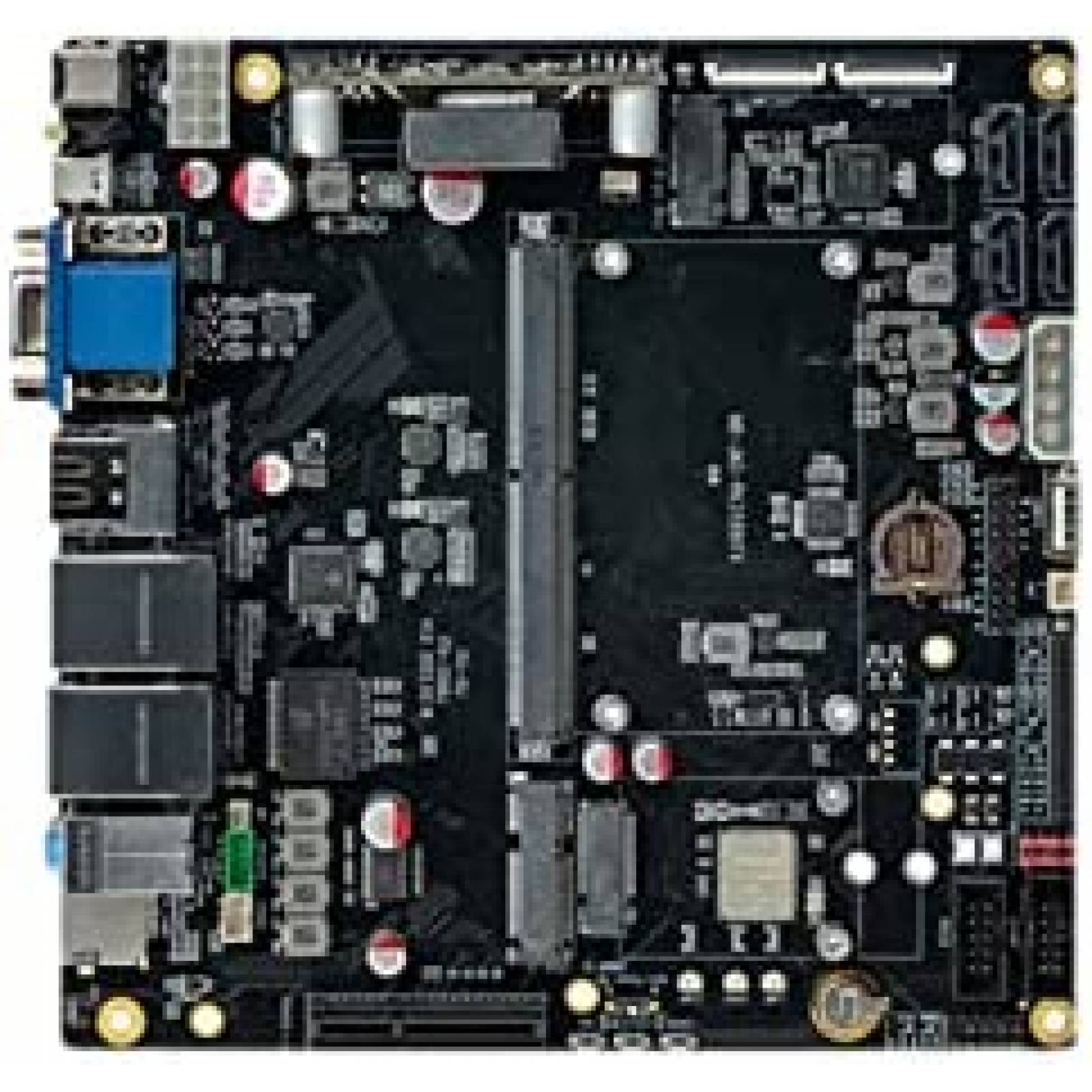Placa base WayPonDEV ITX-3588J 4 GB RAM + 32 GB EMMC -Negro