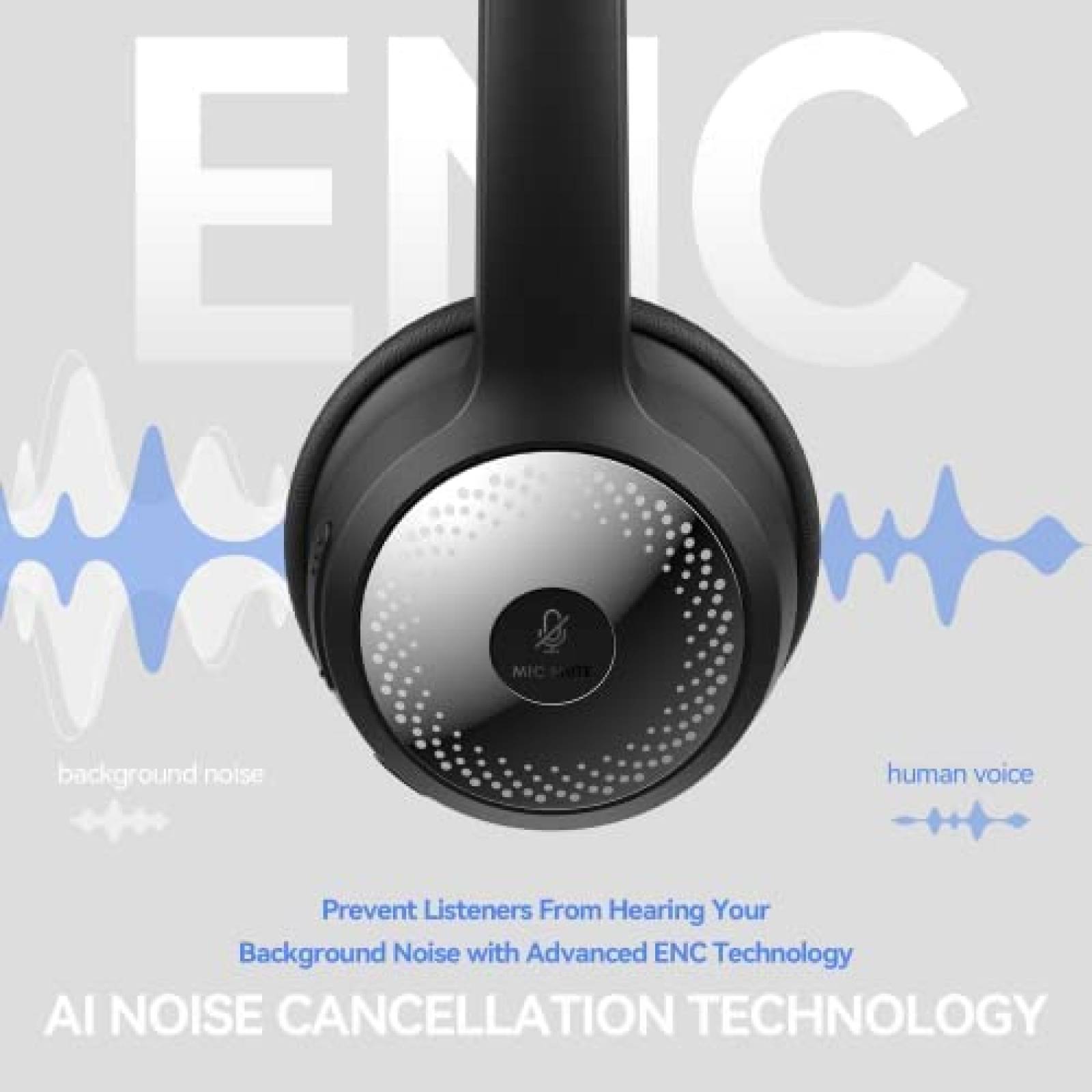 Audifonos Inalambricos BRAMMAR Cancelacion Ruido Microfono