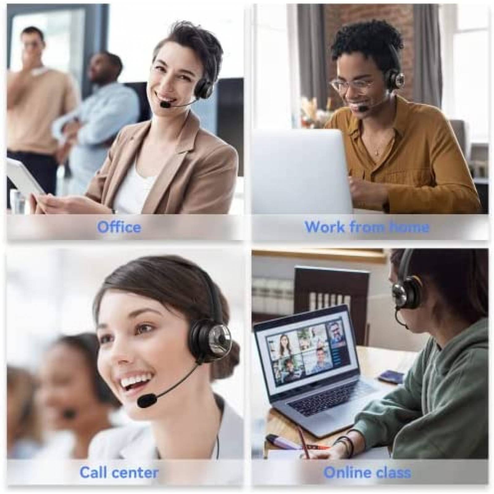 Audifonos Inalambricos BRAMMAR Cancelacion Ruido Microfono