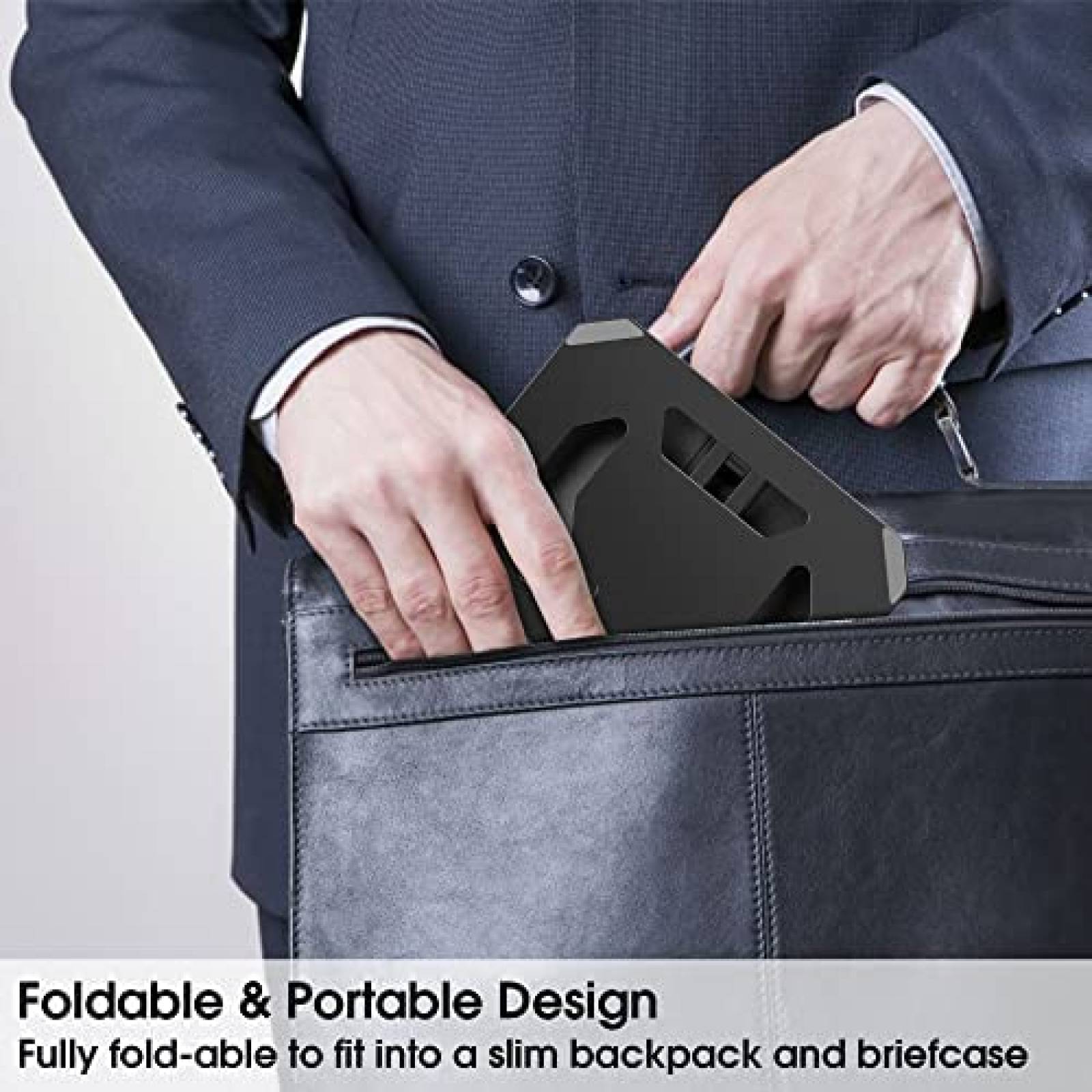 Soporte Ajustable Arae de 360 para iPad Air/Pro -Negro