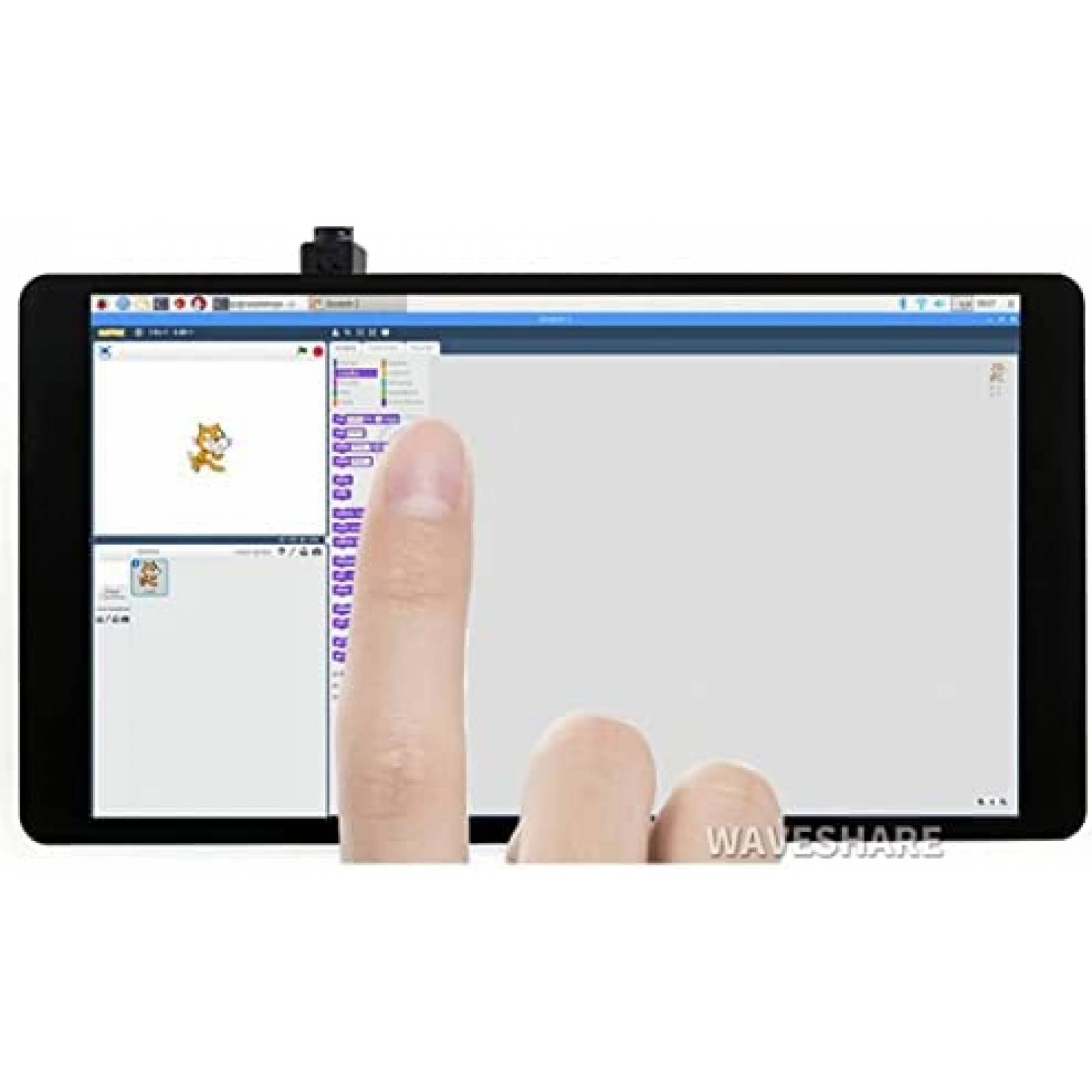 Pantalla AMOLED Waveshare Para Raspberry Pi -Negro
