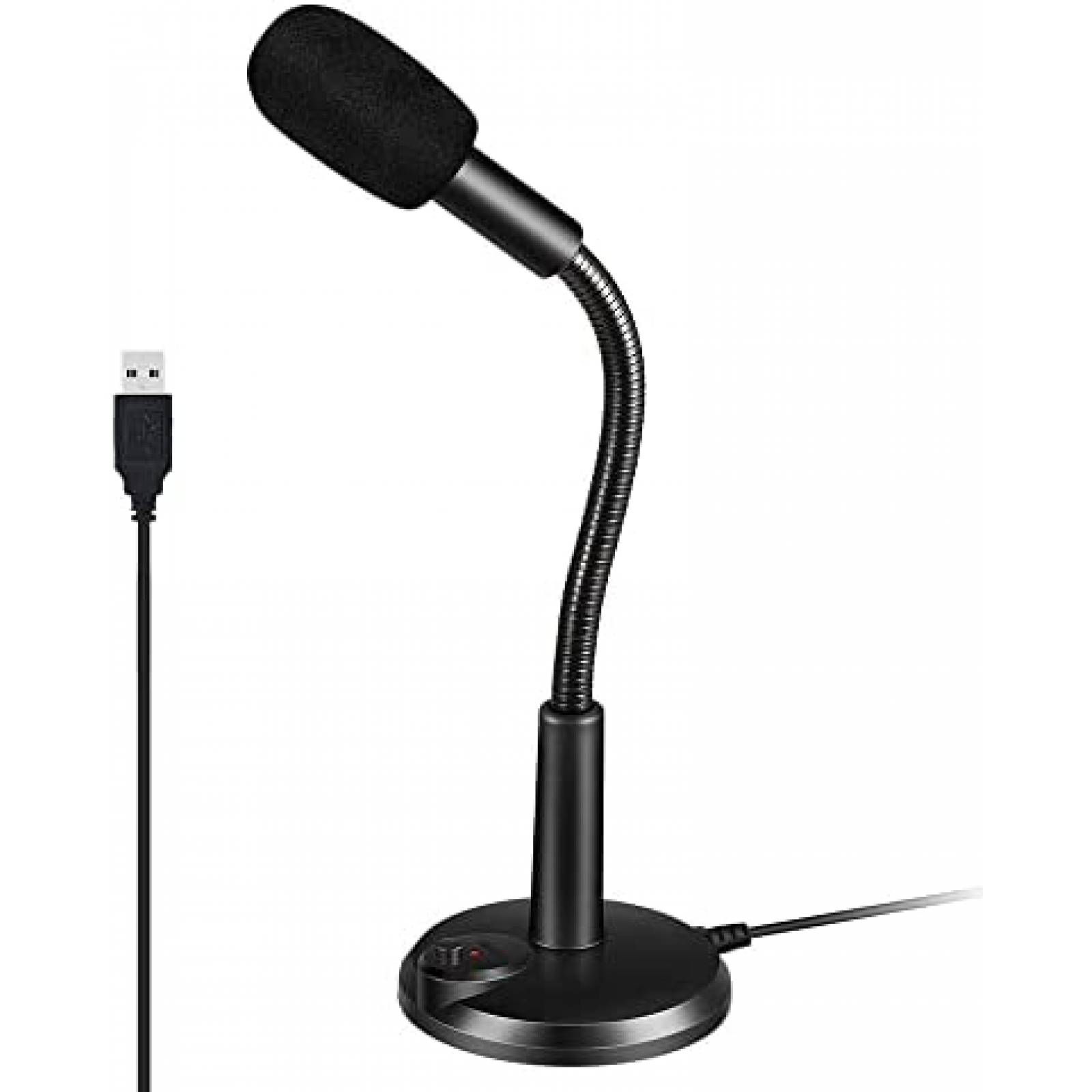 Camara Web Dericam 1080p FHD Autoenfoque + Mic 360 -Negro