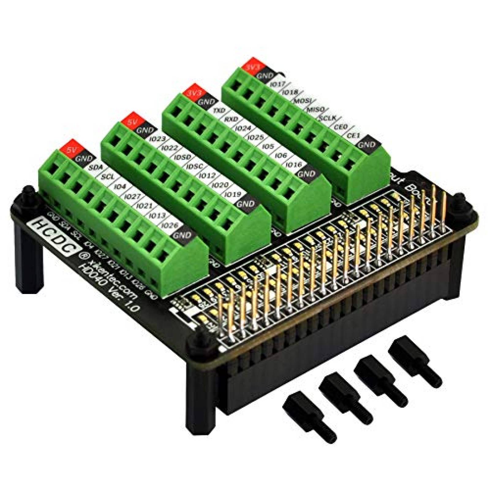 Rpi GPIO HCDC LED Para Raspberry Pi A+3A+B+2B -Verde