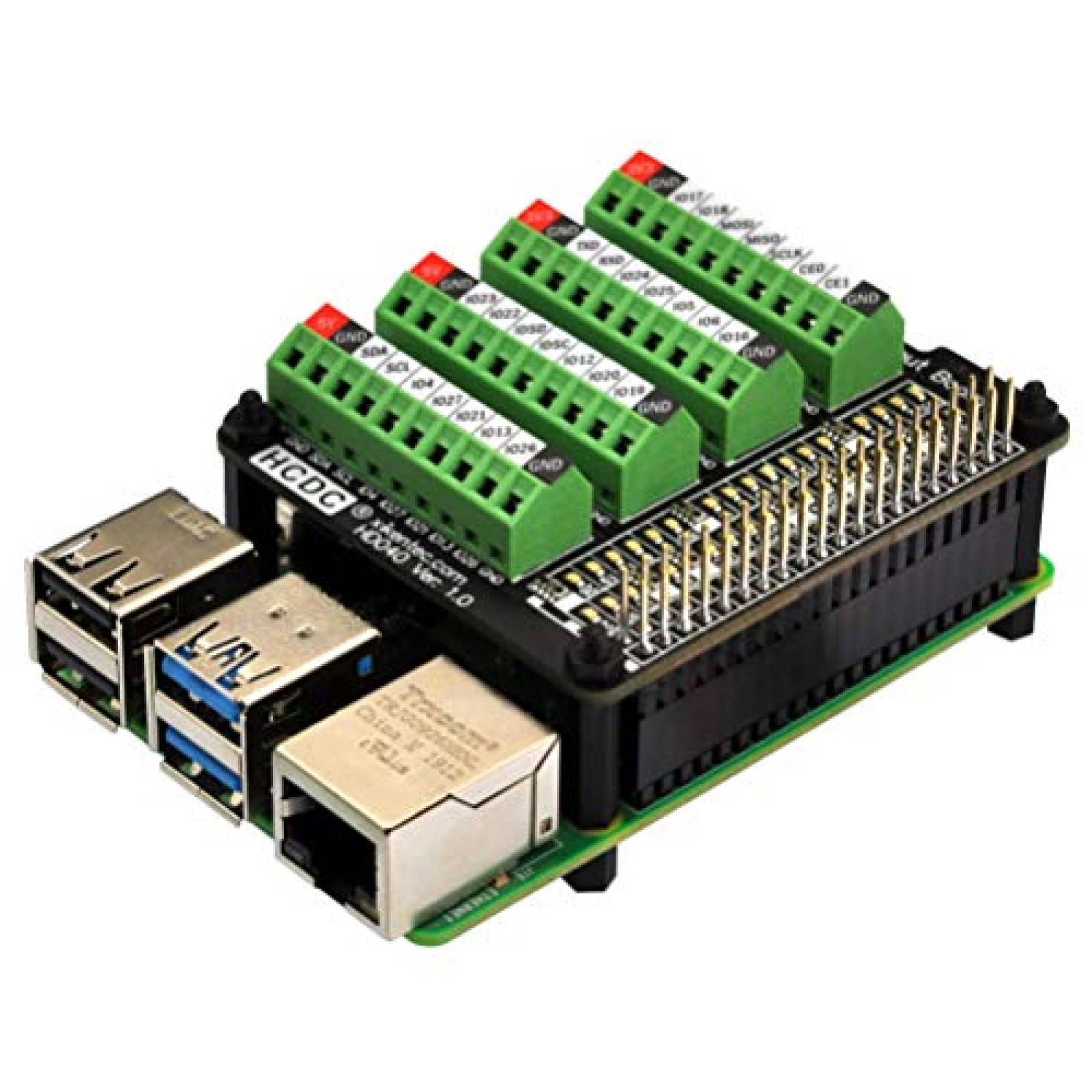 Rpi GPIO HCDC LED Para Raspberry Pi A+3A+B+2B -Verde