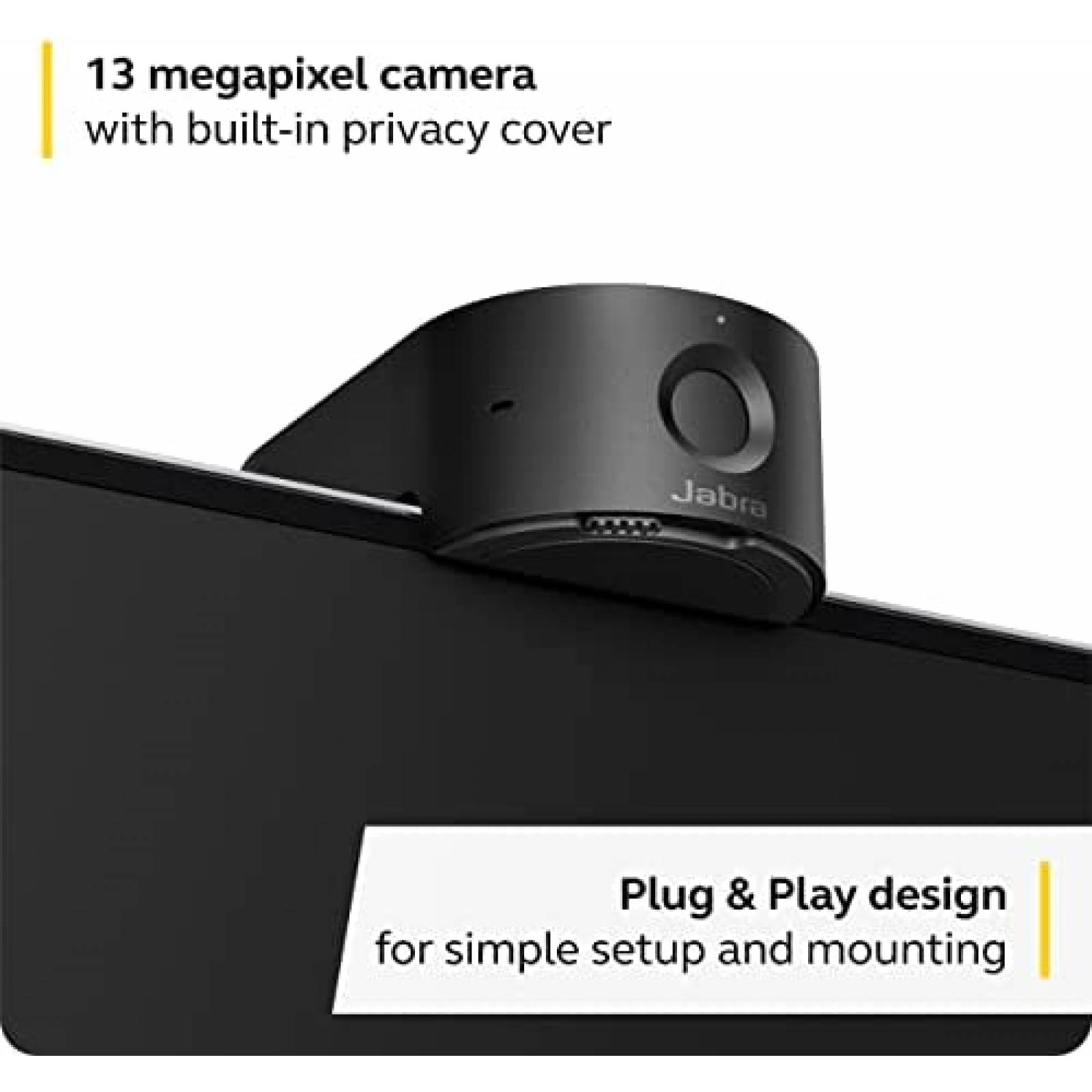Camara Web Jabra PanaCast 20 4K UHD Micro SD 13Mp + Bocina