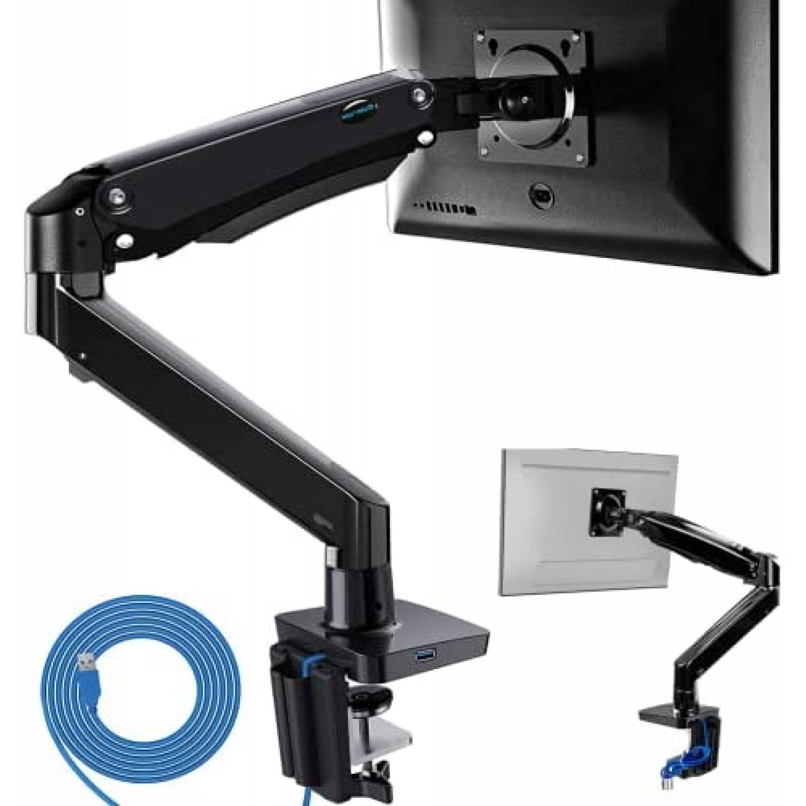 Brazo de Montaje HUANUO Ajustable Para Monitor+Accesorios
