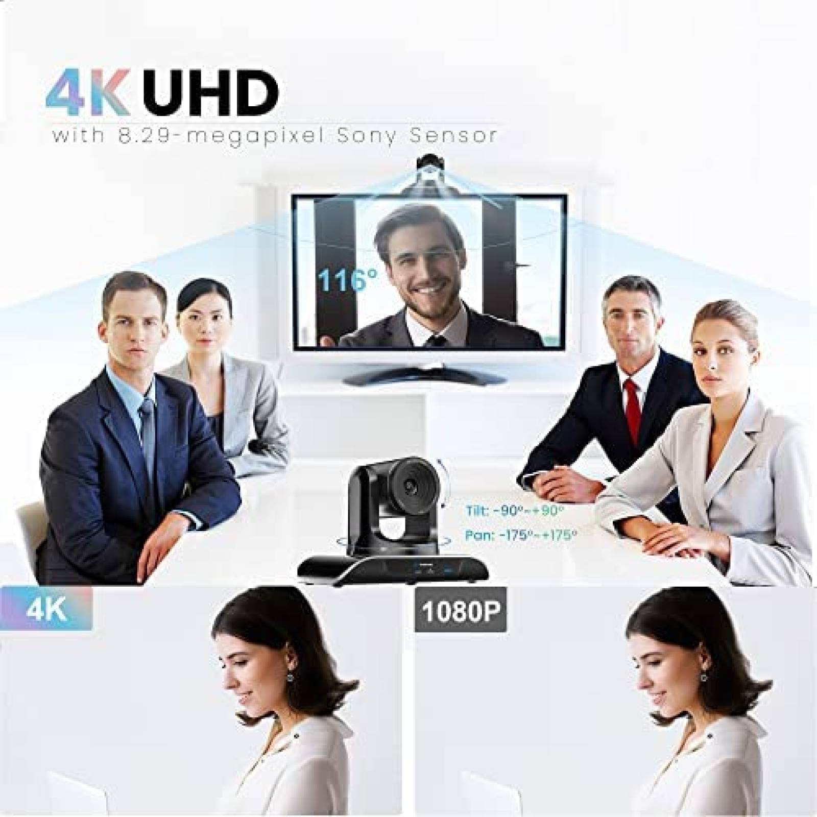 Camara de Videoconferencia TONGVEO NV-10A HDMI/USB/SDI 10X