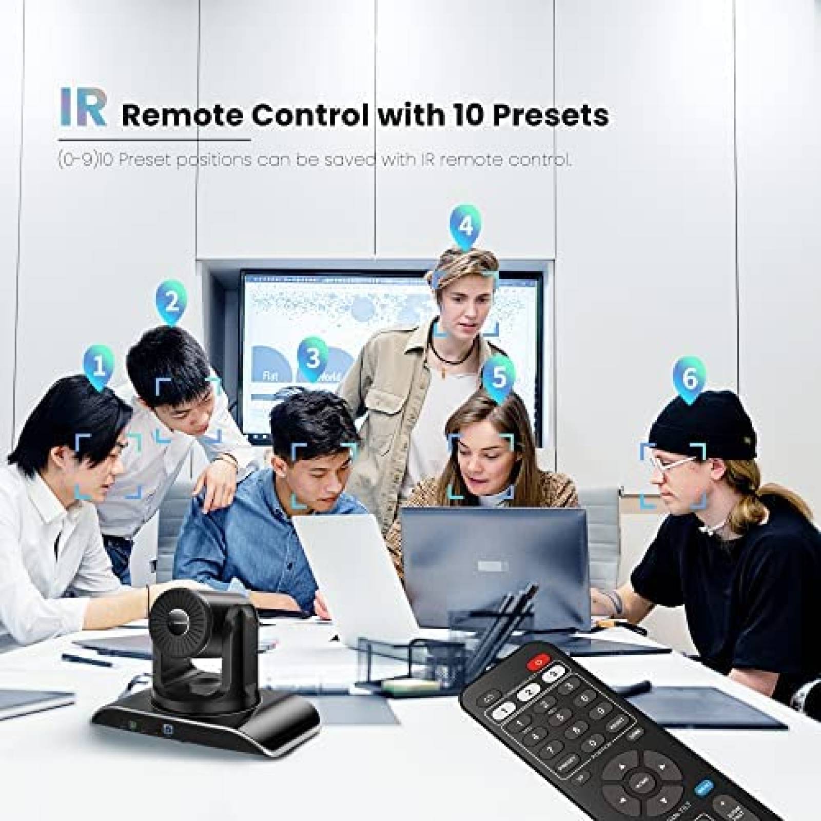 Camara de Videoconferencia TONGVEO NV-10A HDMI/USB/SDI 10X