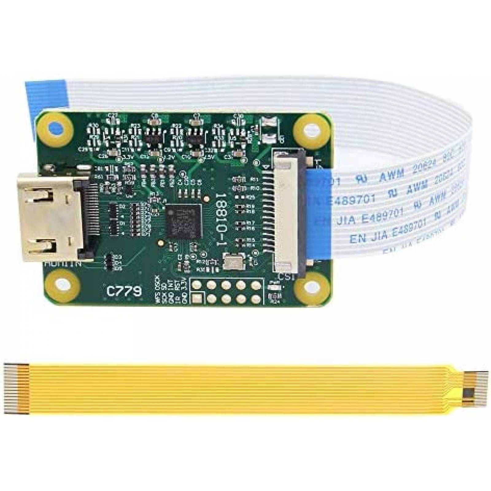 Jetson Nano WayPonDEV 4GB RAM 16GB eMMC Robot -Blanco